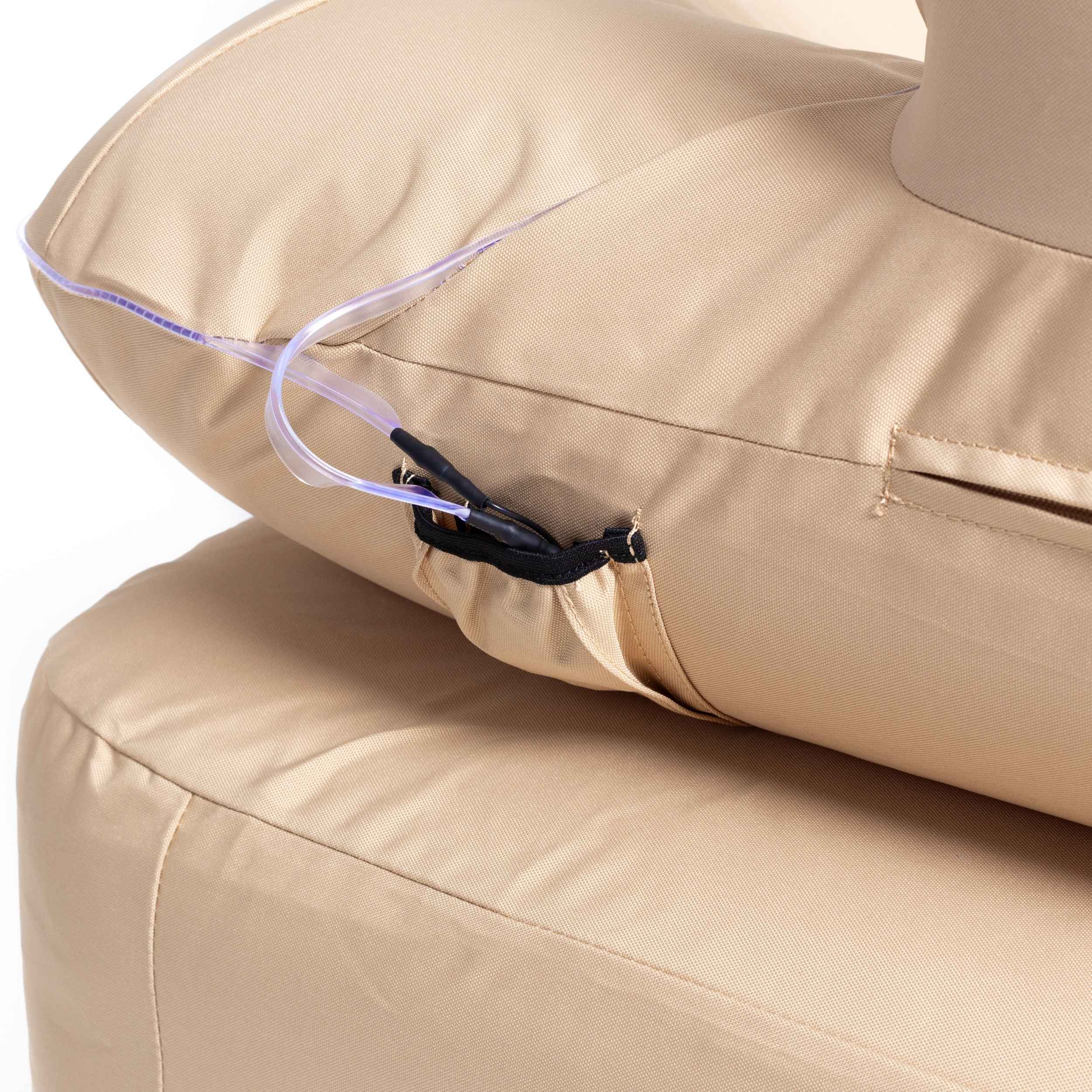 Coody Air Sofa Beige - Inflatable Camping Couch with Built-In Pump - Image 14
