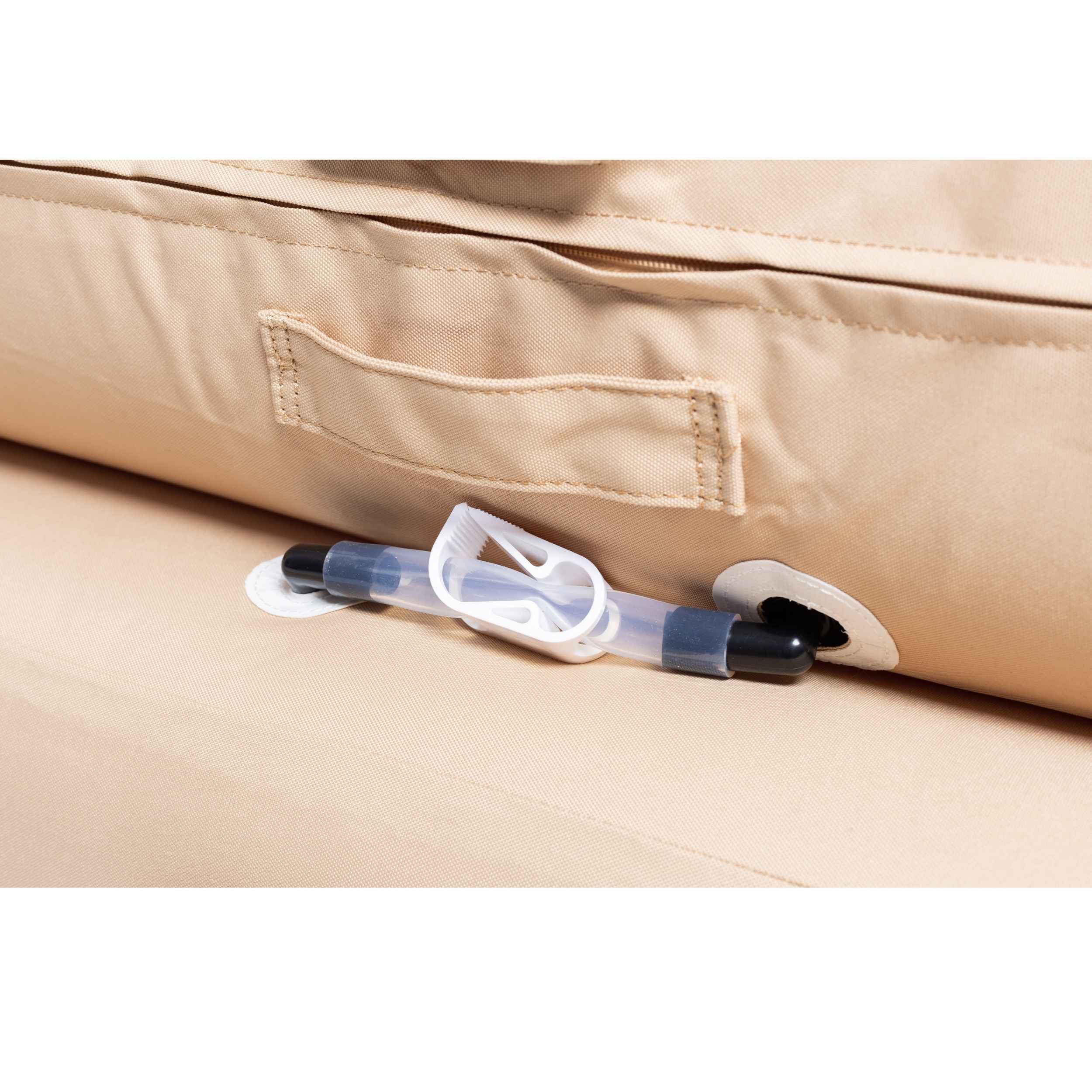 Coody Air Sofa Beige - Inflatable Camping Couch with Built-In Pump - Image 9