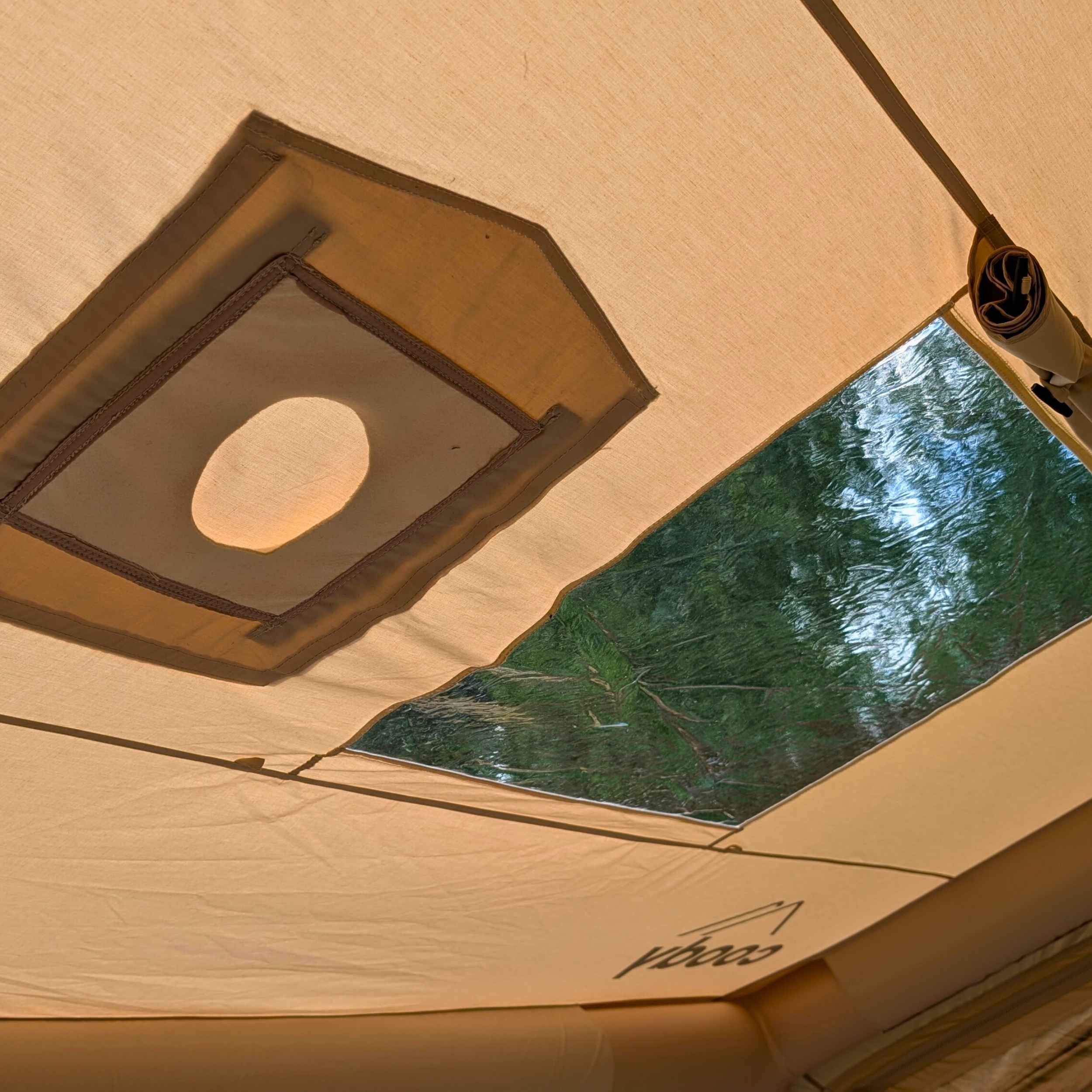 Coody 10.0 Beige Inflatable Tent House for Camping (2-4 Person) - Image 10