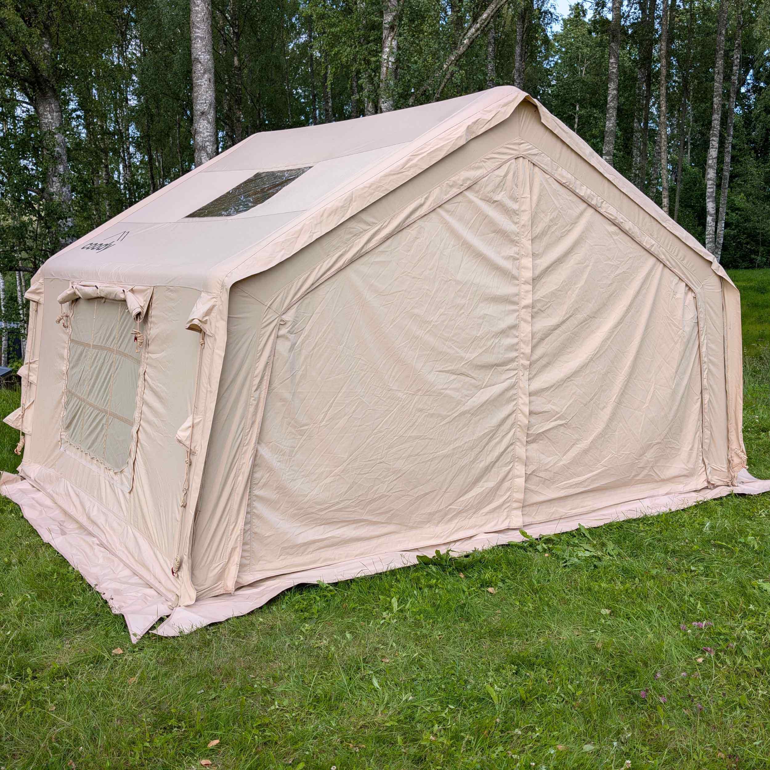 Coody 10.0 Beige Inflatable Tent House for Camping (2-4 Person) - Image 14