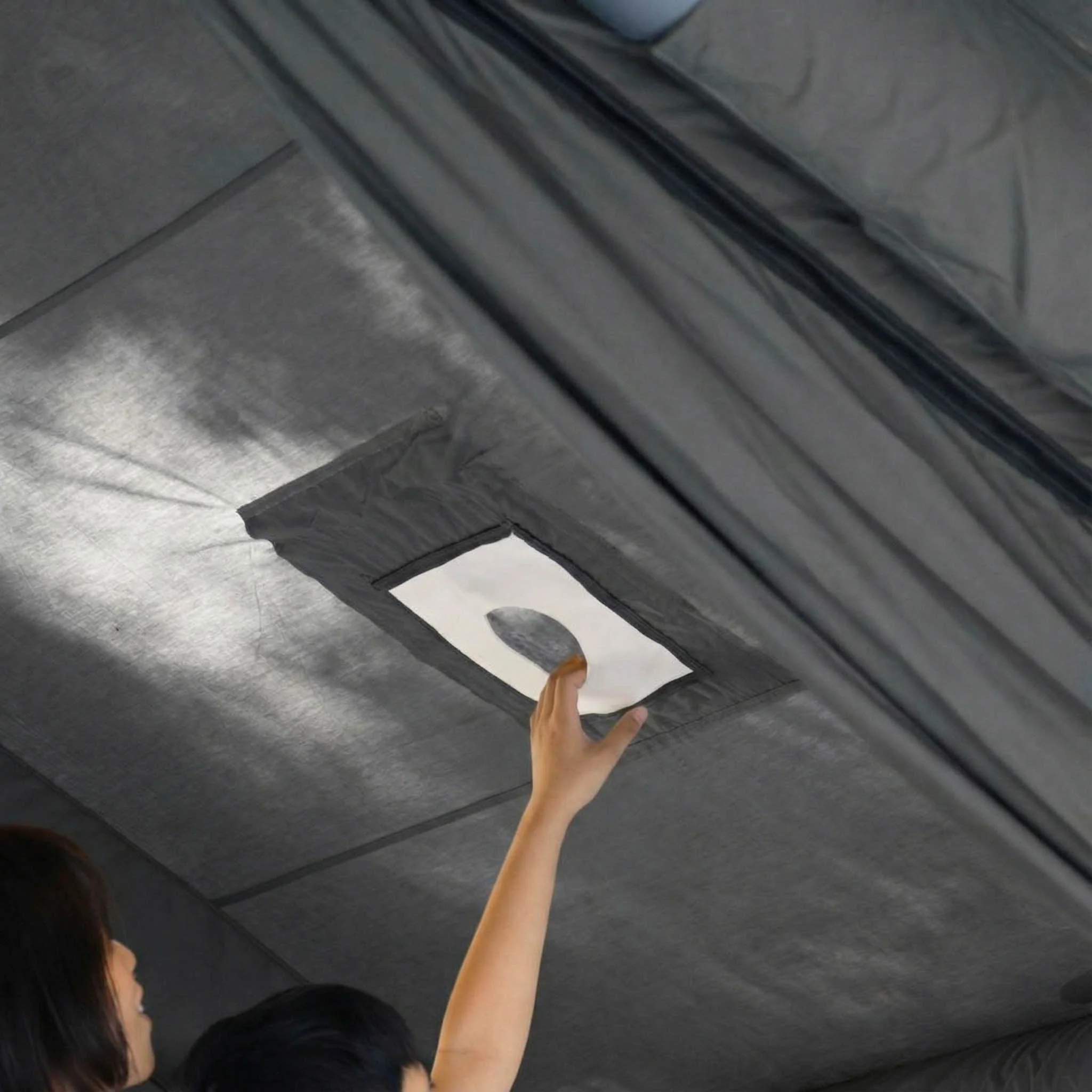 Coody Familia AirTent 13.6 Gray Inflatable Tent House for Camping (2-8 Person) - Image 12