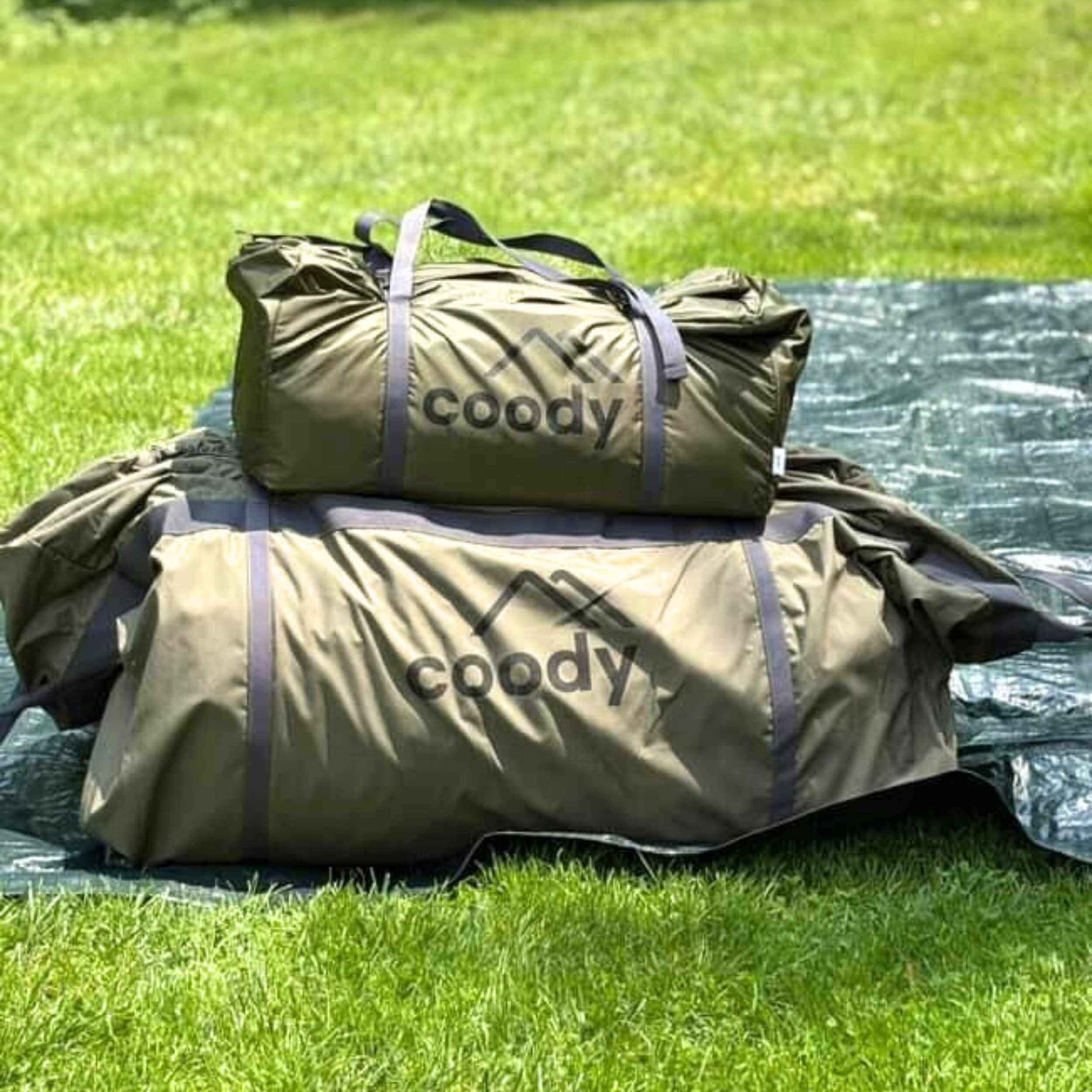 Coody Familia AirTent 13.6 Forest Green Inflatable Tent House for Camping (2-8 Person) - Image 16