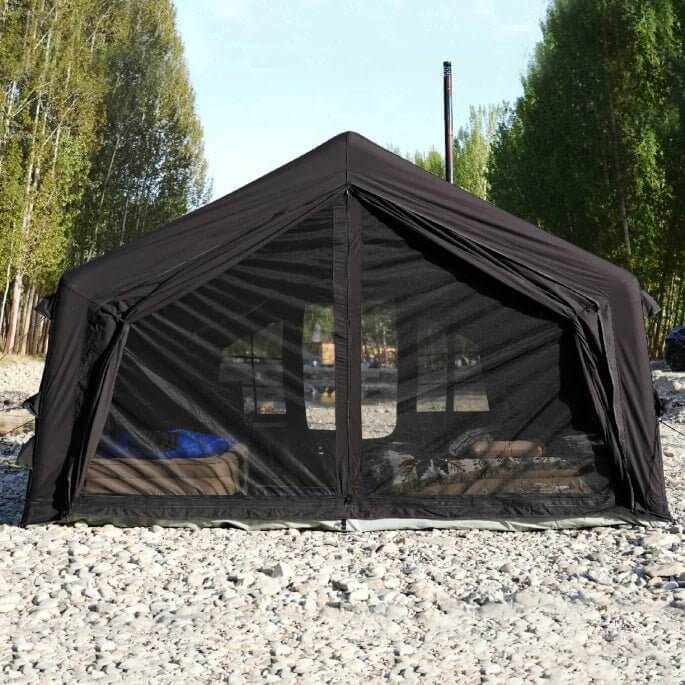 Coody Familia AirTent 17.2 Black Inflatable Tent House for Camping (2-10 Person) - Image 13