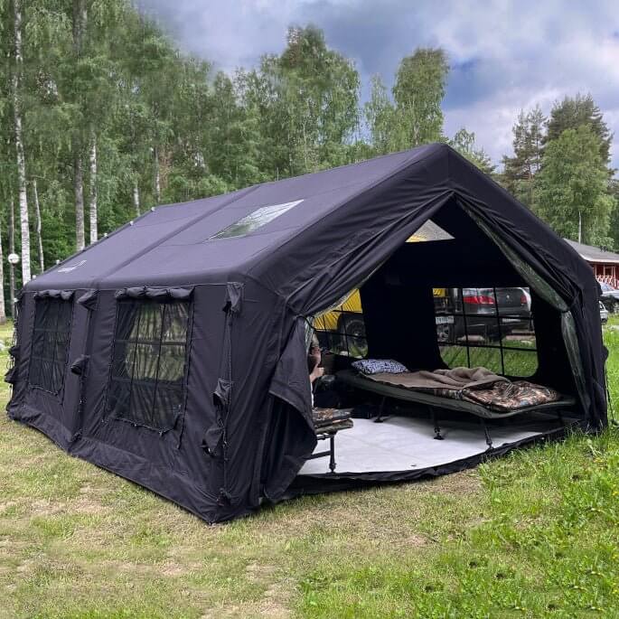 Coody Familia AirTent 17.2 Black Inflatable Tent House for Camping (2-10 Person) - Image 14
