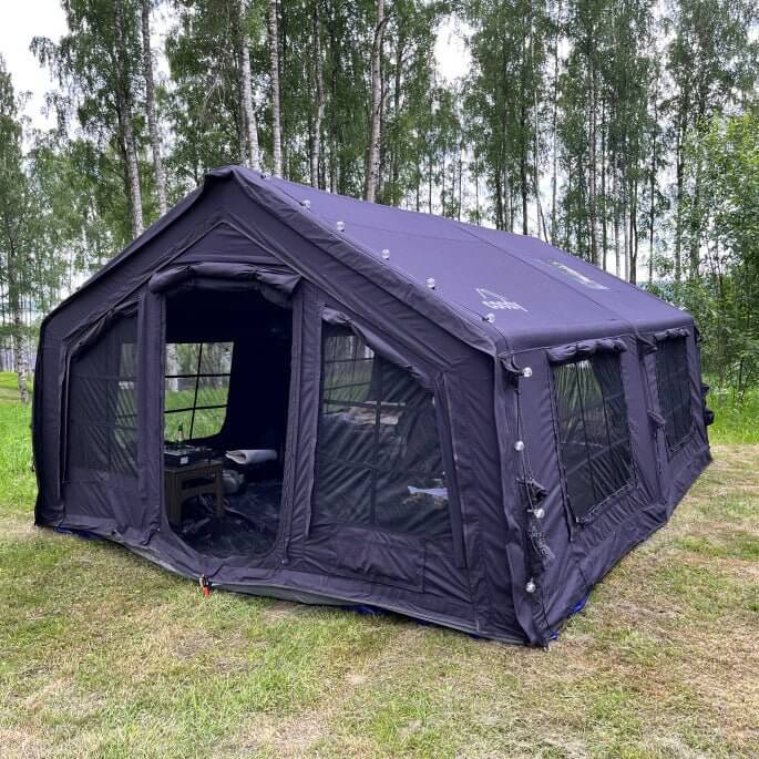 Coody Familia AirTent 17.2 Black Inflatable Tent House for Camping (2-10 Person) - Image 15