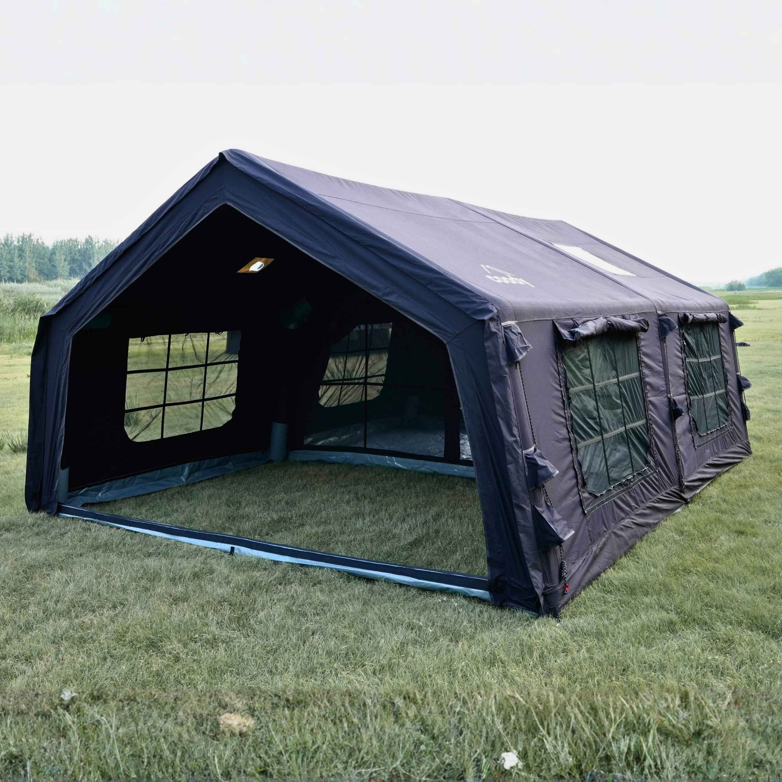 Coody Familia AirTent 17.2 Black Inflatable Tent House for Camping (2-10 Person) - Image 23