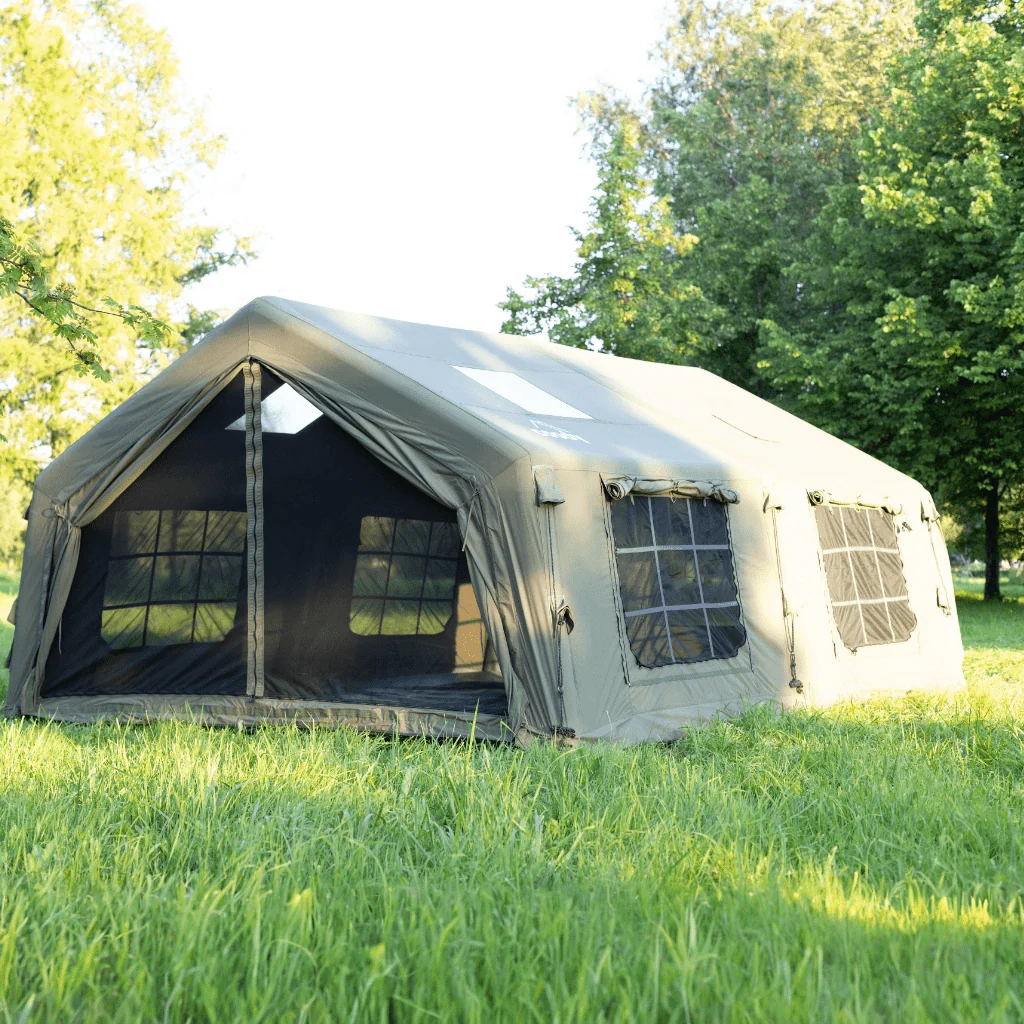 Coody Familia AirTent 17.2 Forest Green Inflatable Tent House for Camping (2-10 Person) - Image 12