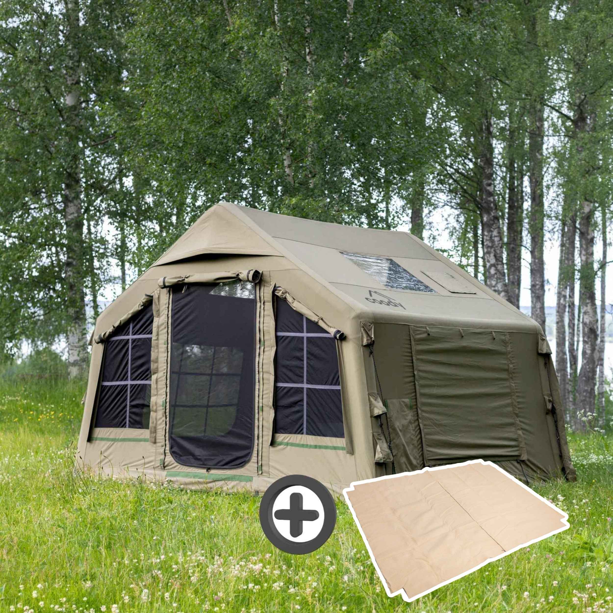 Hot tents with stove