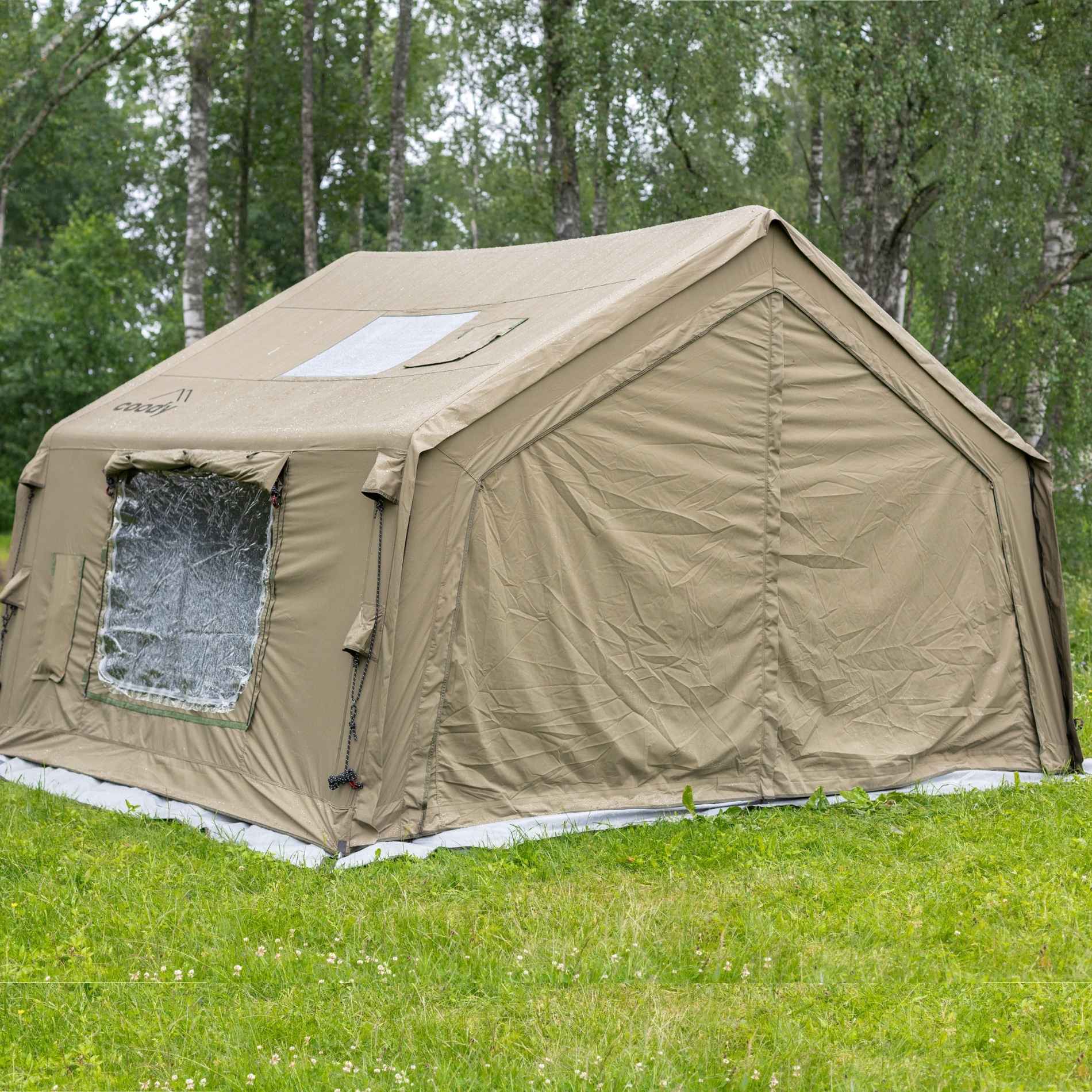 Coody 8.0 Air Tent Forest Green (1-4 Person)+ Carpet for Сoody 8.0 Beige - Image 8