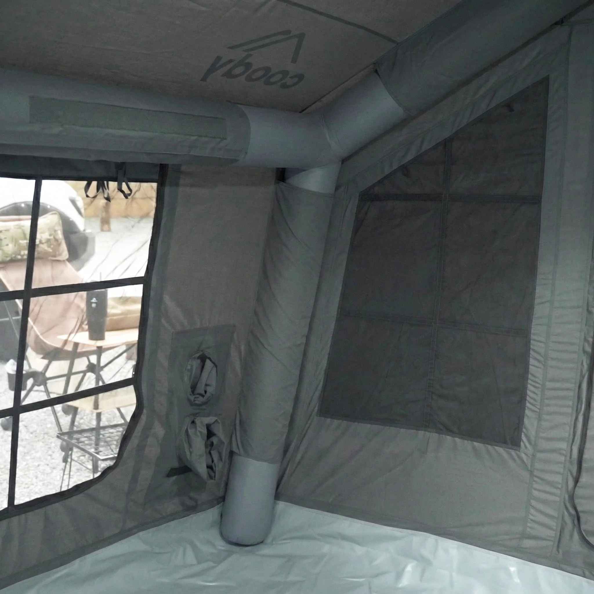 Coody 8.0 Air Tent Gray - Inflatable Tent House for Camping (1-4 Person) - Image 6