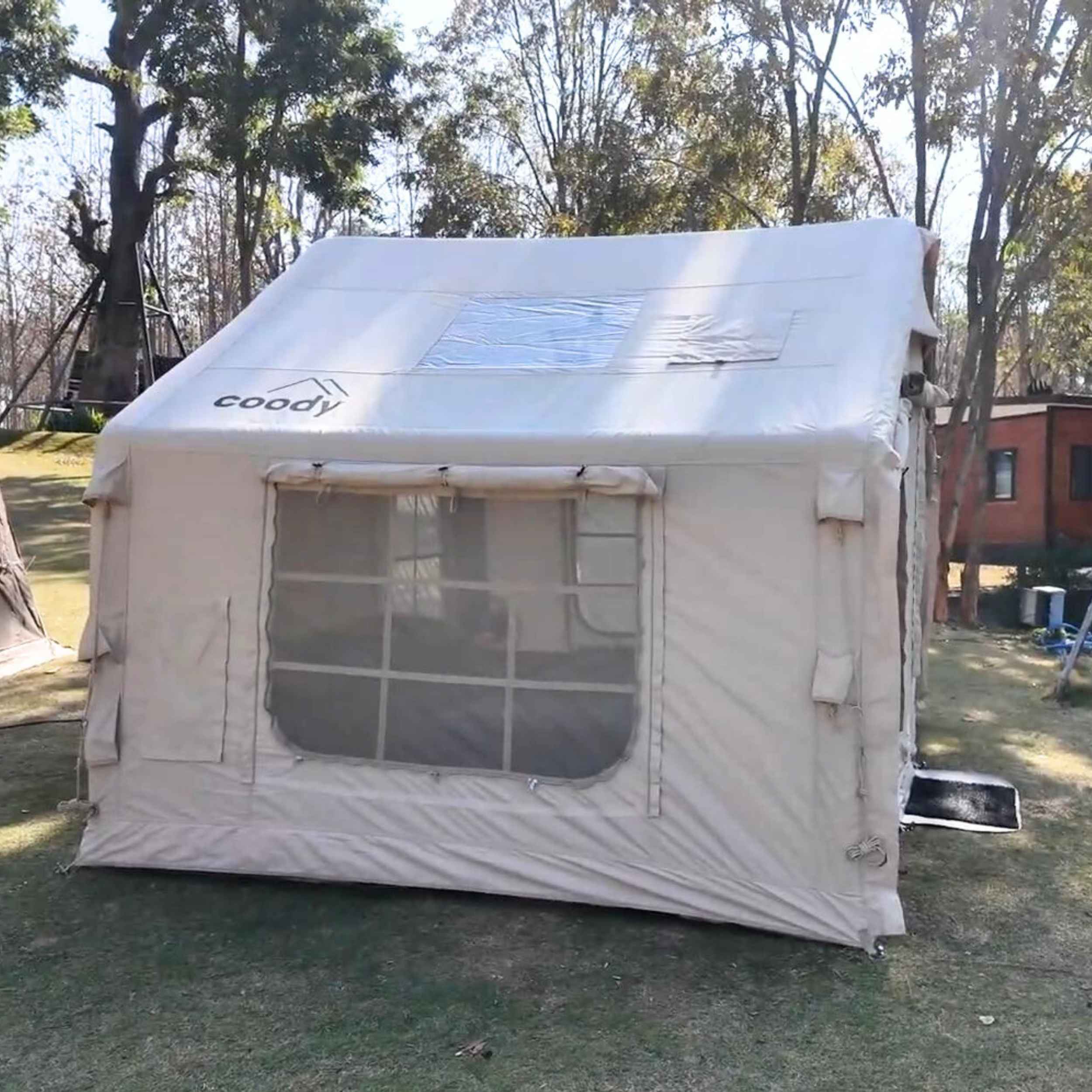 Coody 8.0 Air Tent Beige - Inflatable Tent House for Camping (1-4 Person) - Image 12