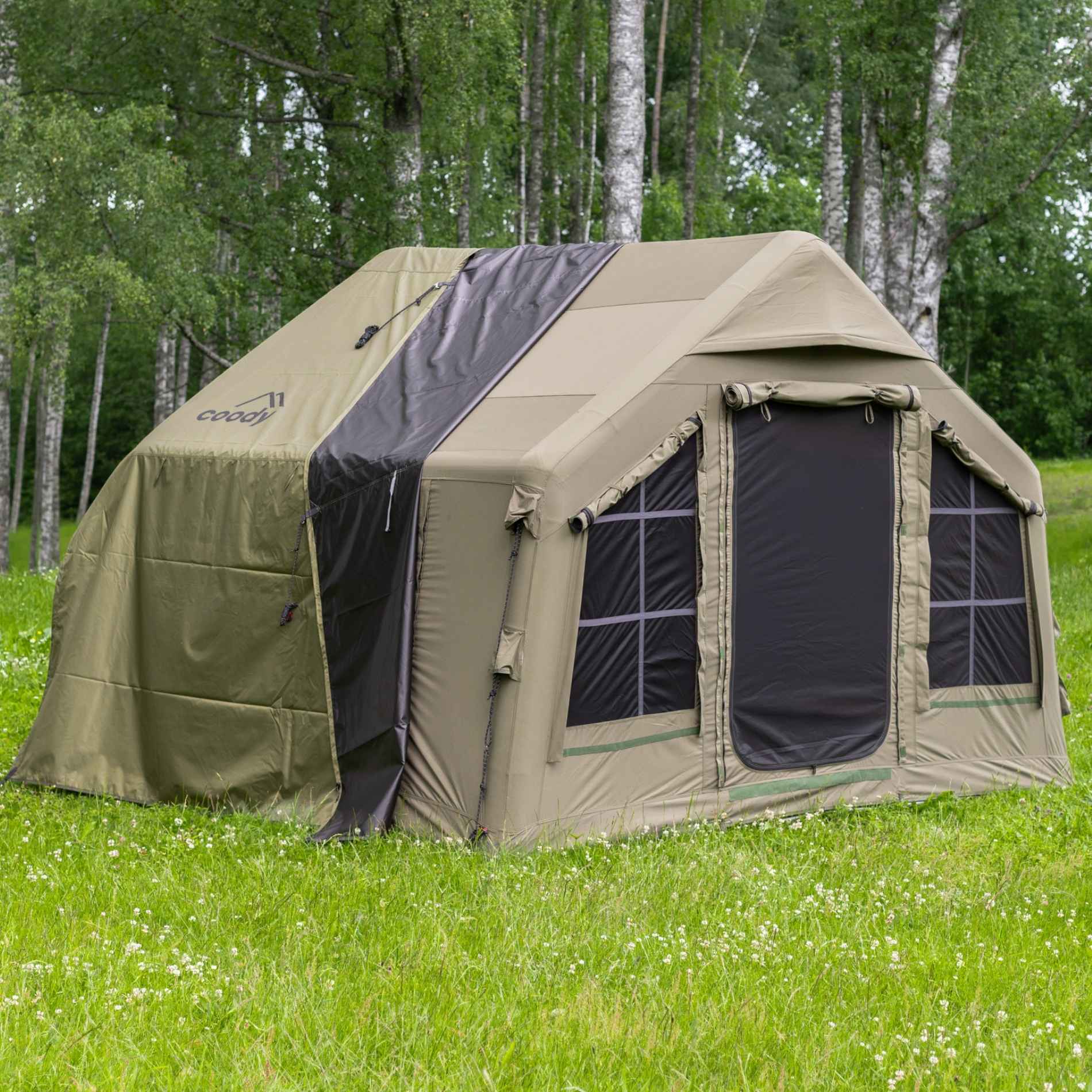 Coody 8.0 Air Tent Forest Green - Inflatable Tent House for Camping (1-4 Person) - Image 14