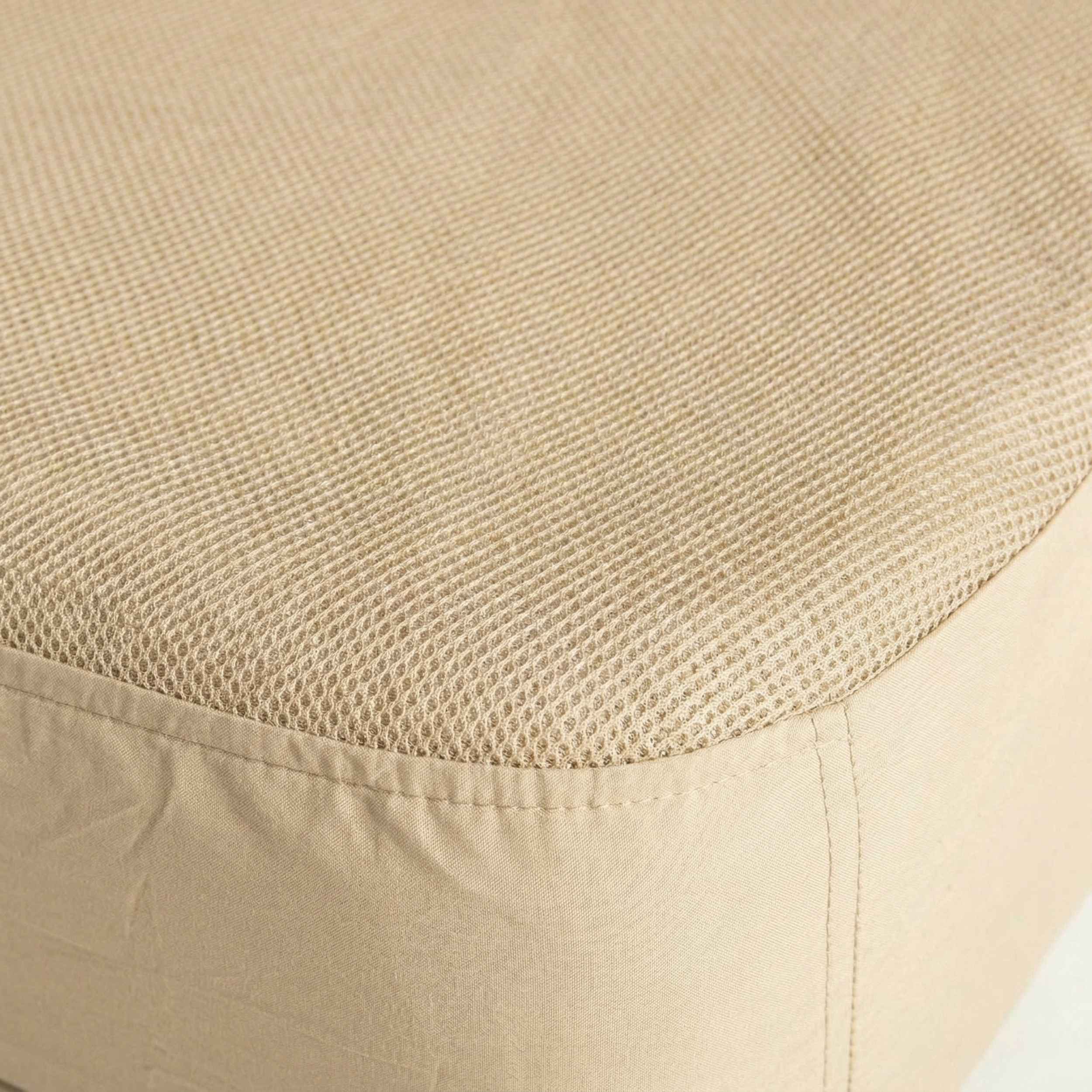 Coody Air Mattress Beige King (197×184×35 cm) – Premium Air Bed with Built-in Pump - Image 11