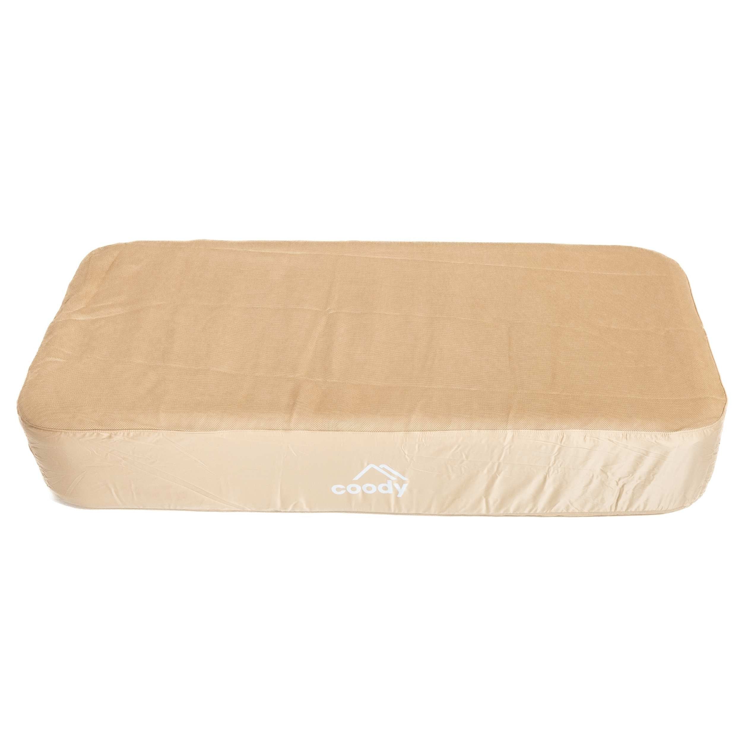 Coody Air Mattress Beige Twin XL (197×91×35 cm) – Premium Air Bed with Built-in Pump - Image 14