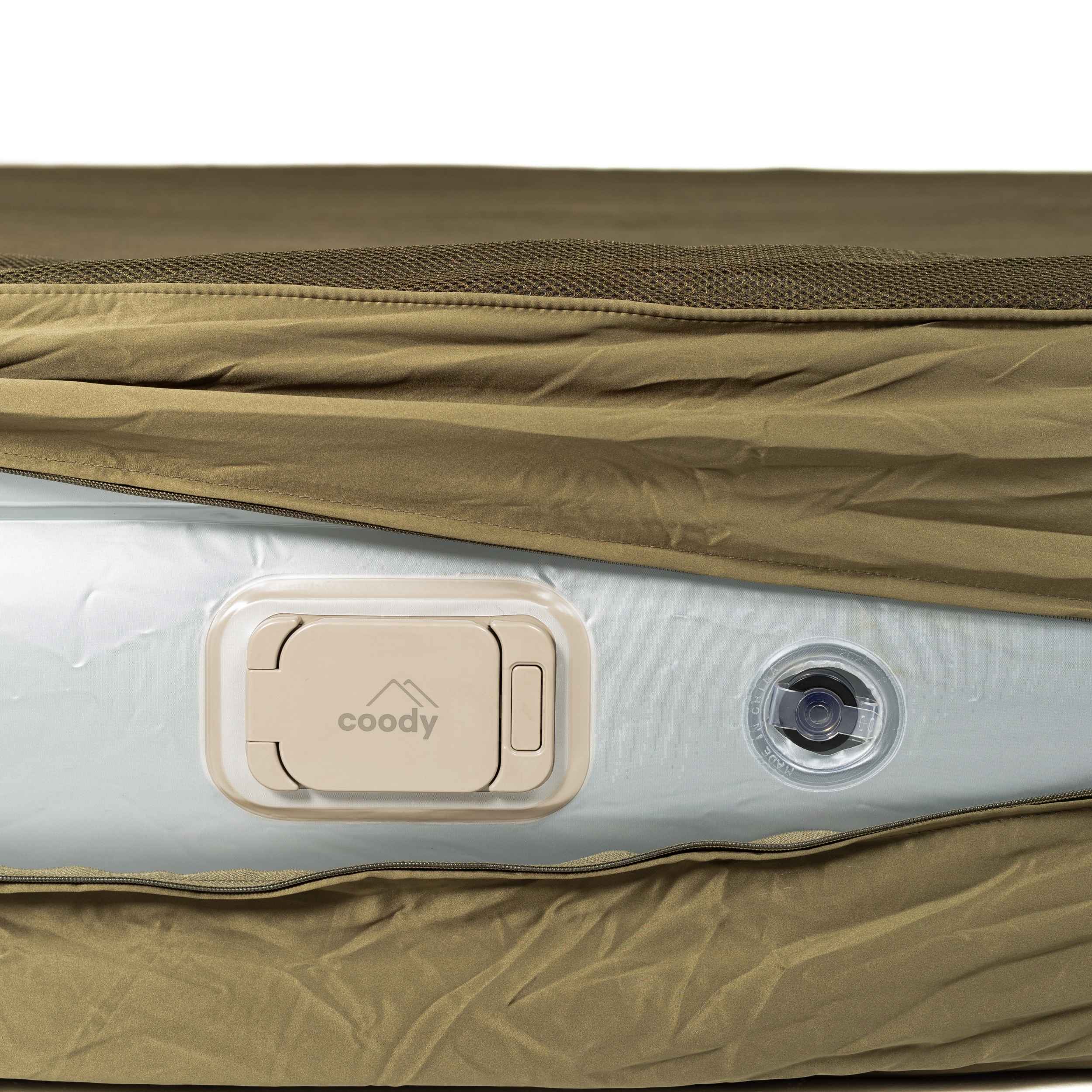 Coody Air Mattress Green King (197×184×35 cm) – Premium Air Bed with Built-in Pump - Image 14