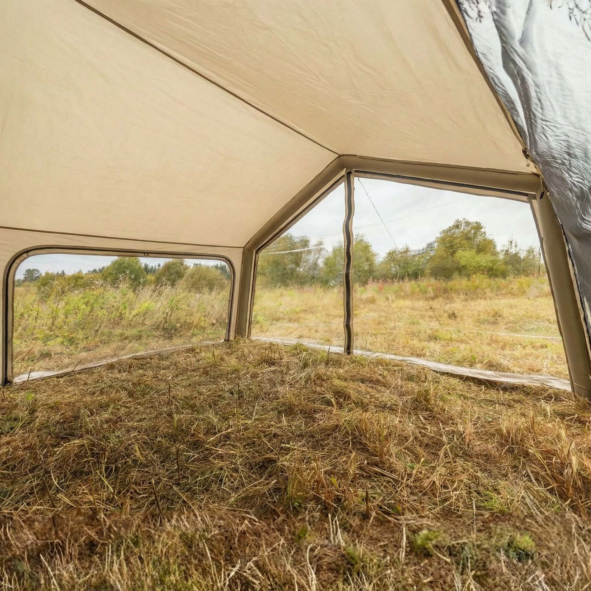 Coody AirTarp Beige - Inflatable Canopy for Tent 17.2, 13.6, Hub, 10.0 - Image 5