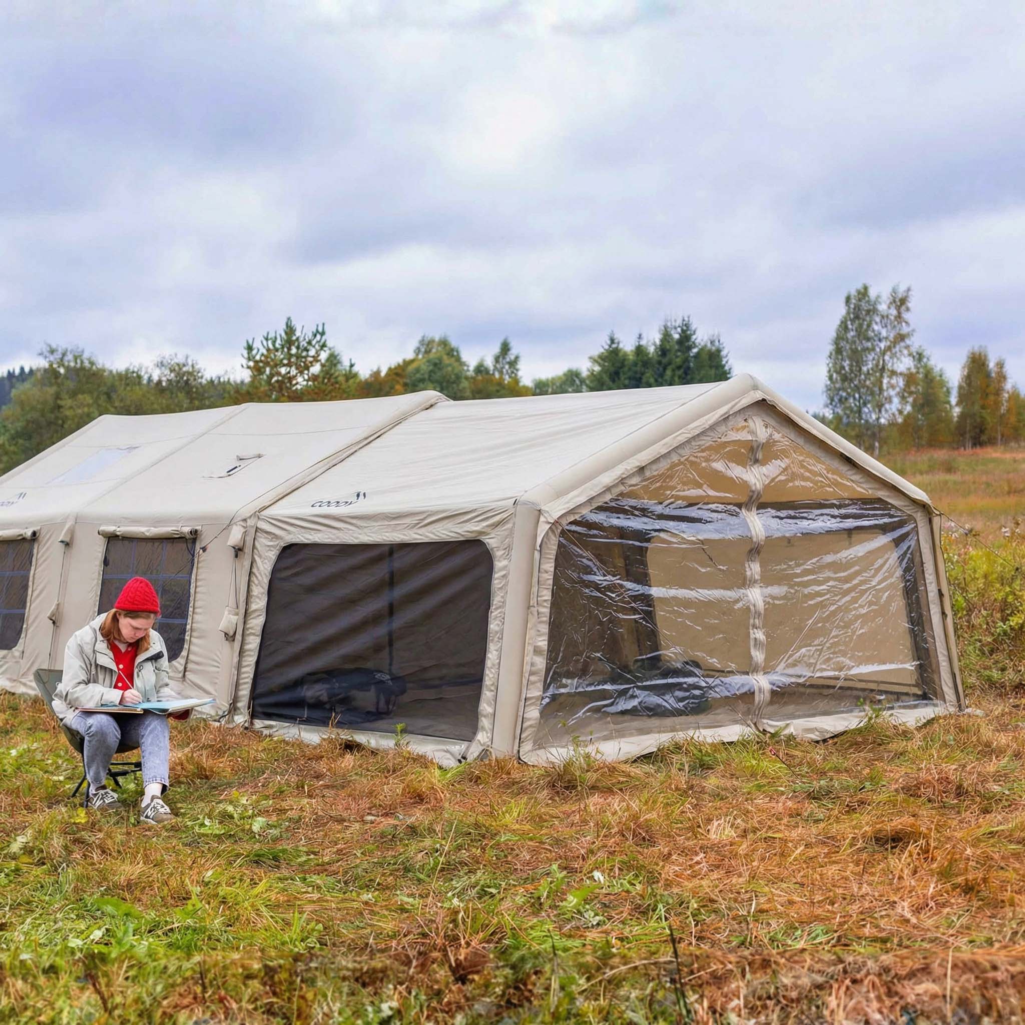 Coody AirTarp Beige - Inflatable Canopy for Tent 17.2, 13.6, Hub, 10.0 - Image 8