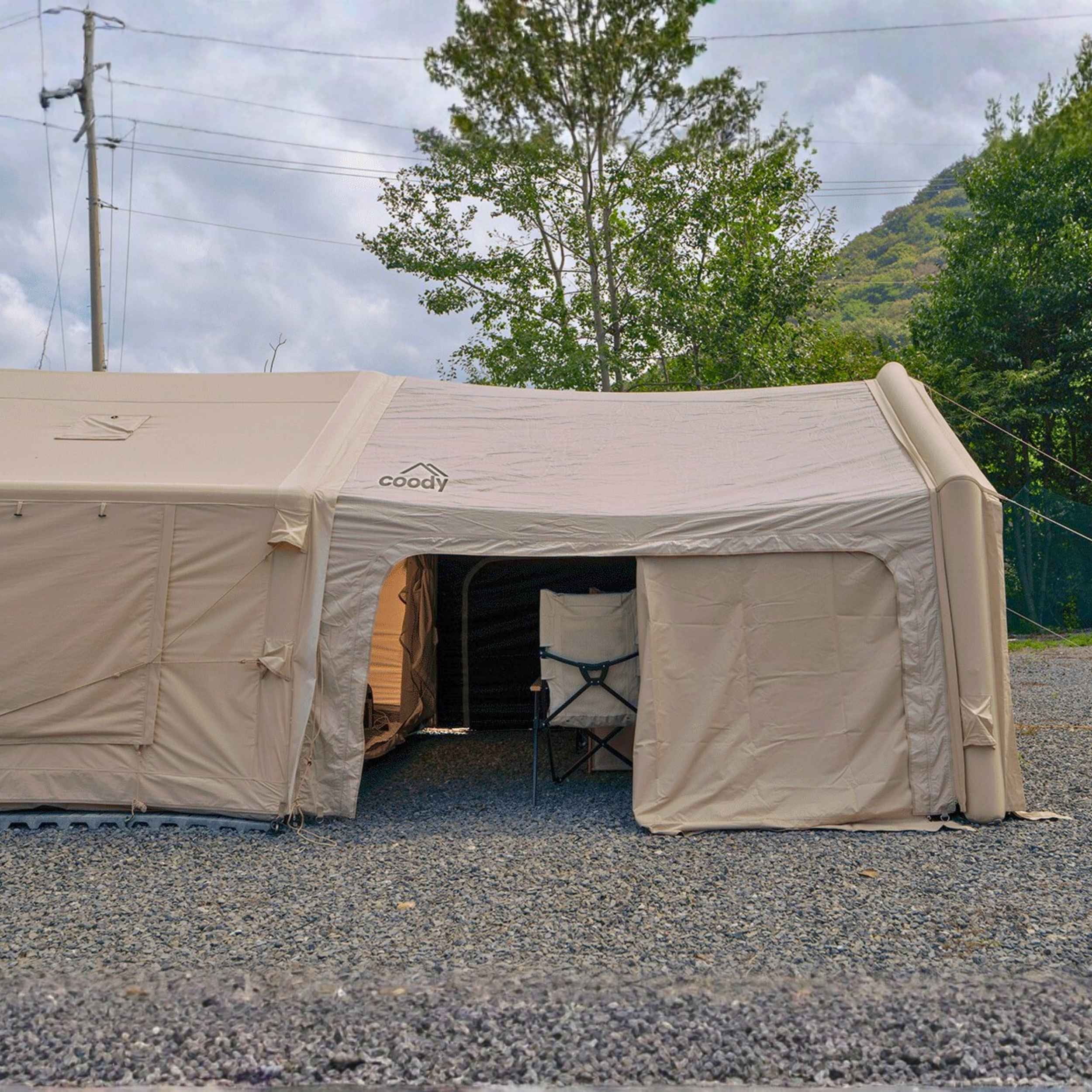 Coody AirTarp Beige - Inflatable Canopy for Tent 8.0 - Image 6