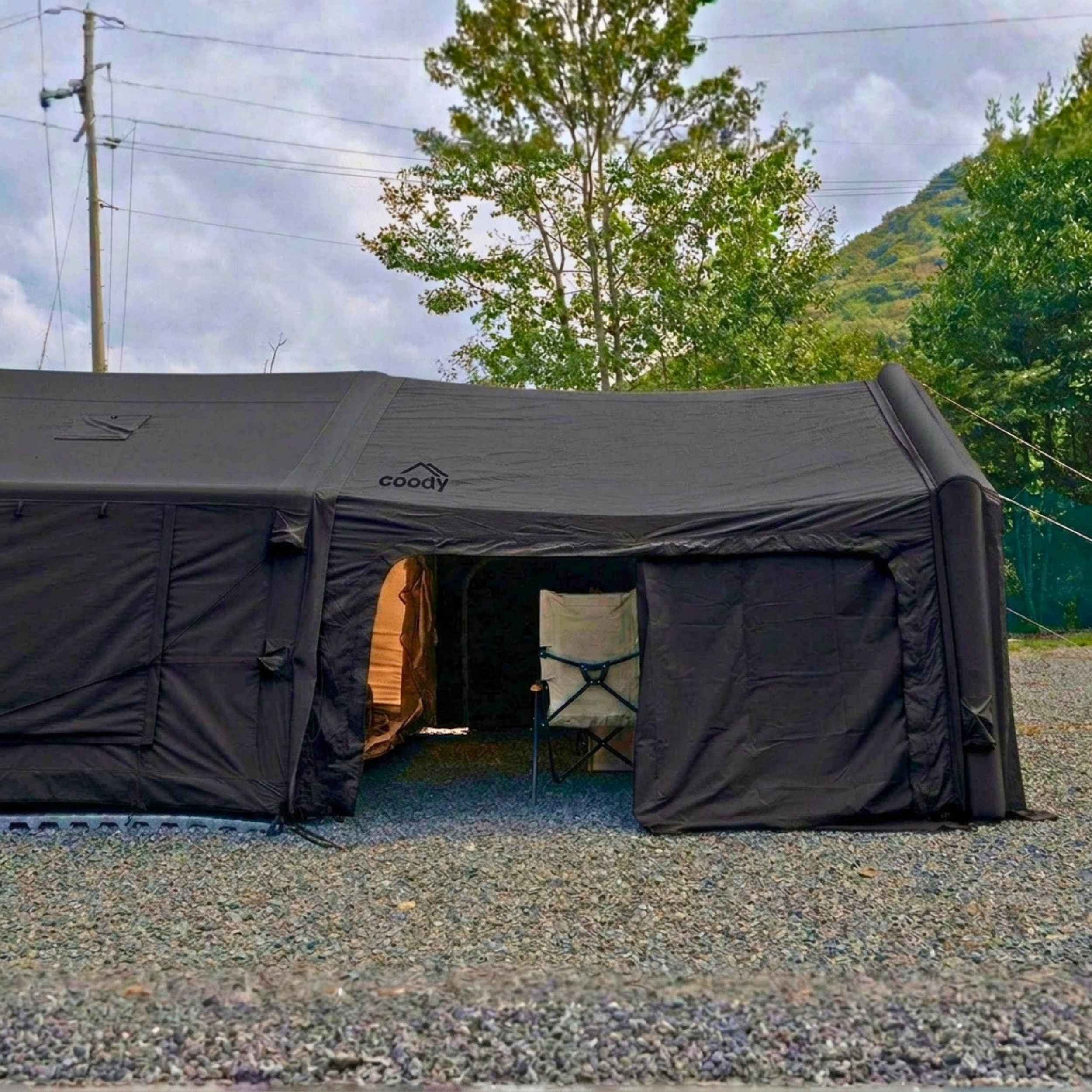 Coody AirTarp Black - Inflatable Canopy for Tent 8.0 - Image 4