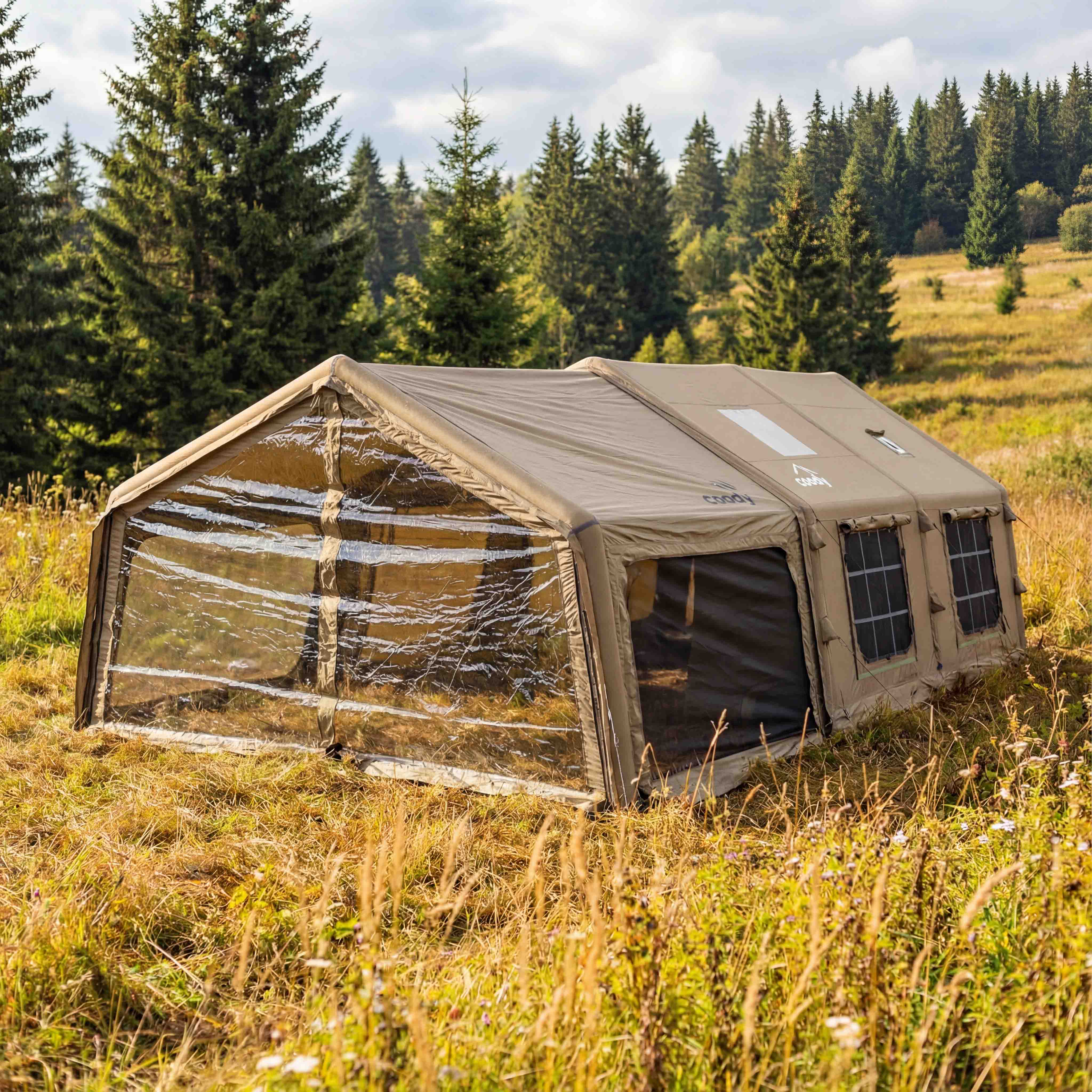 Coody AirTarp Forest Green - Inflatable Canopy for Tent 17.2, 13.6, Hub, 10.0 - Image 8