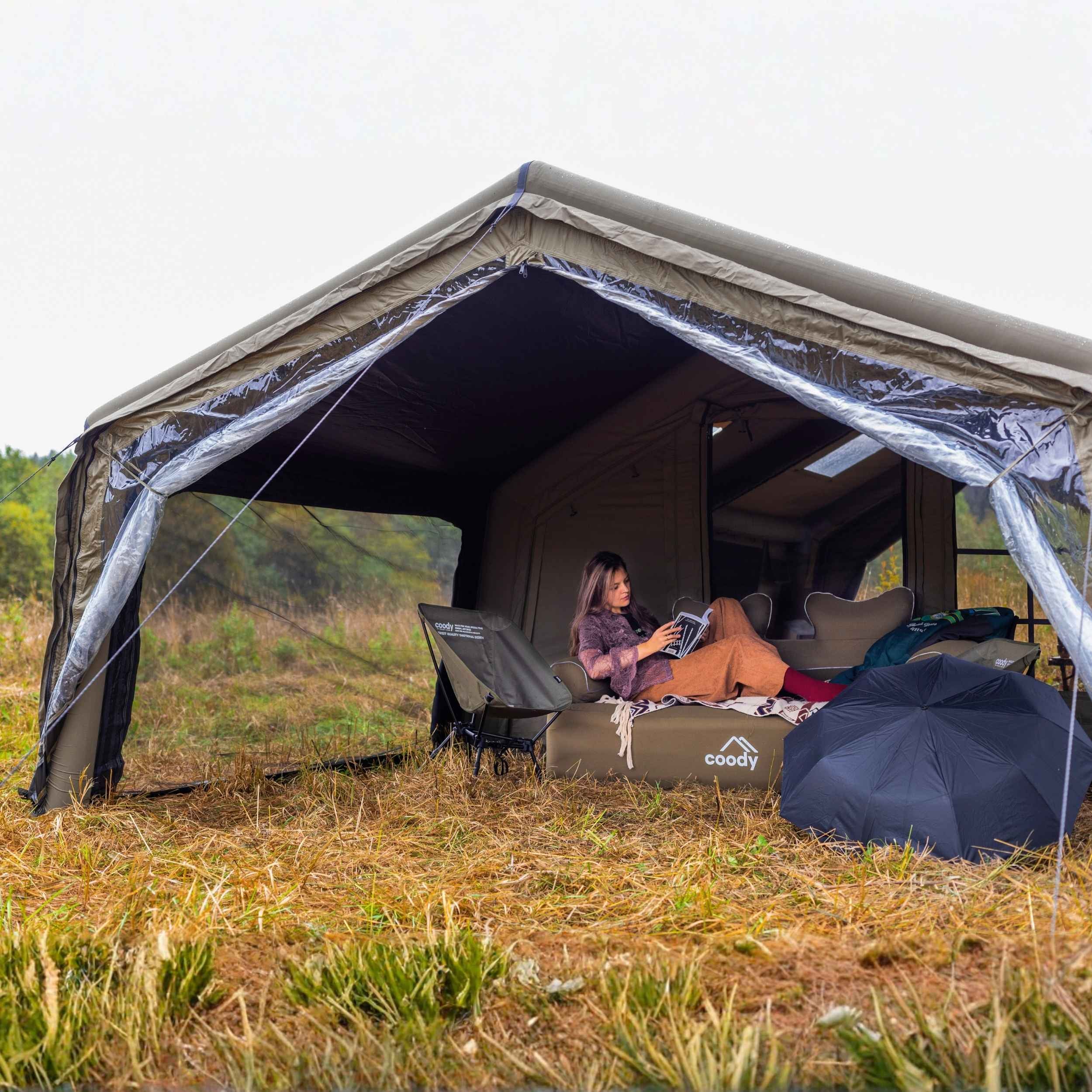 Coody AirTarp Forest Green - Inflatable Canopy for Tent 8.0 - Image 6