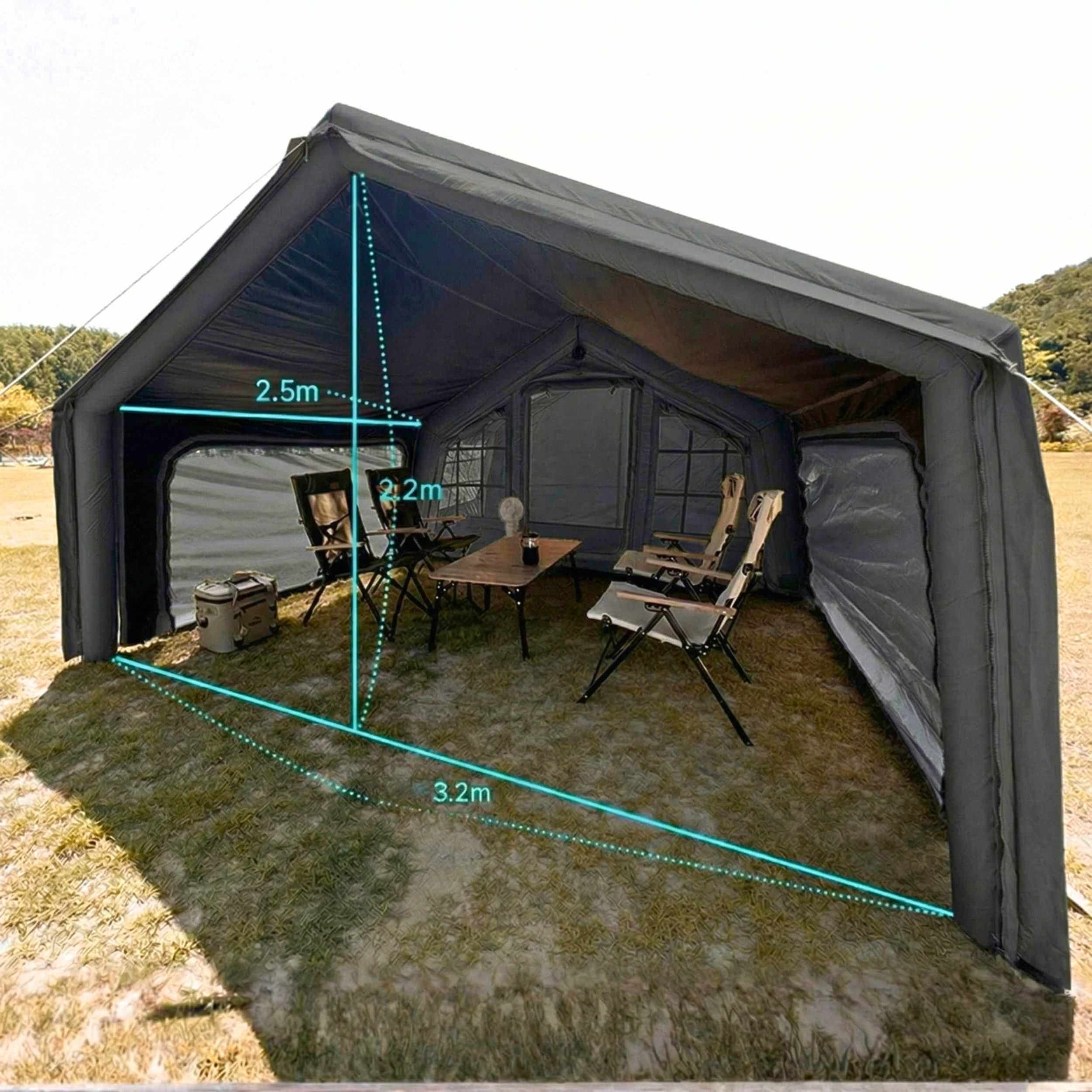 Coody AirTarp Gray - Inflatable Canopy for Tent 8.0 - Image 3