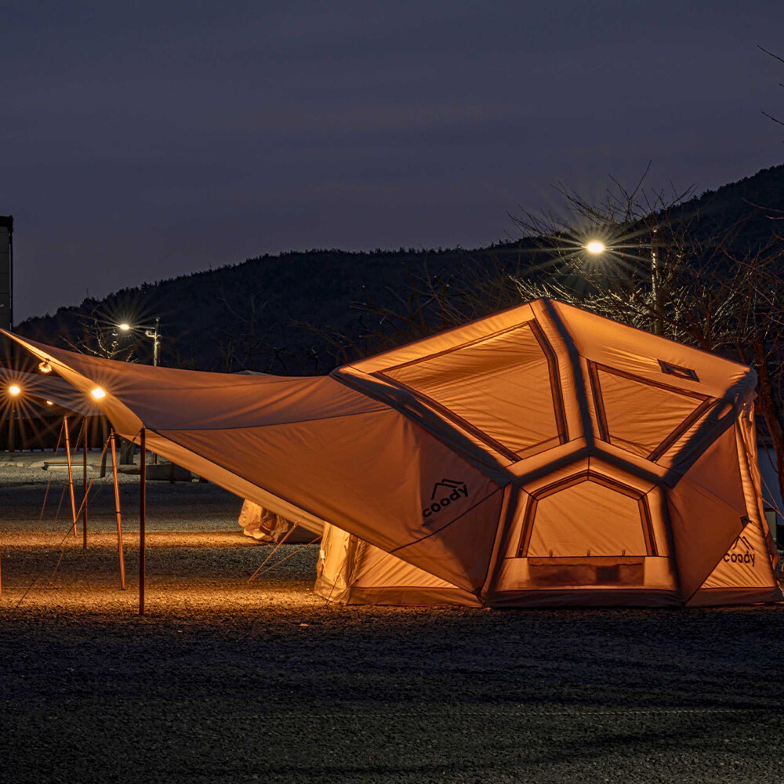 Coody Bestona Beige Inflatable Tent for Camping (2-4 person) - Image 13