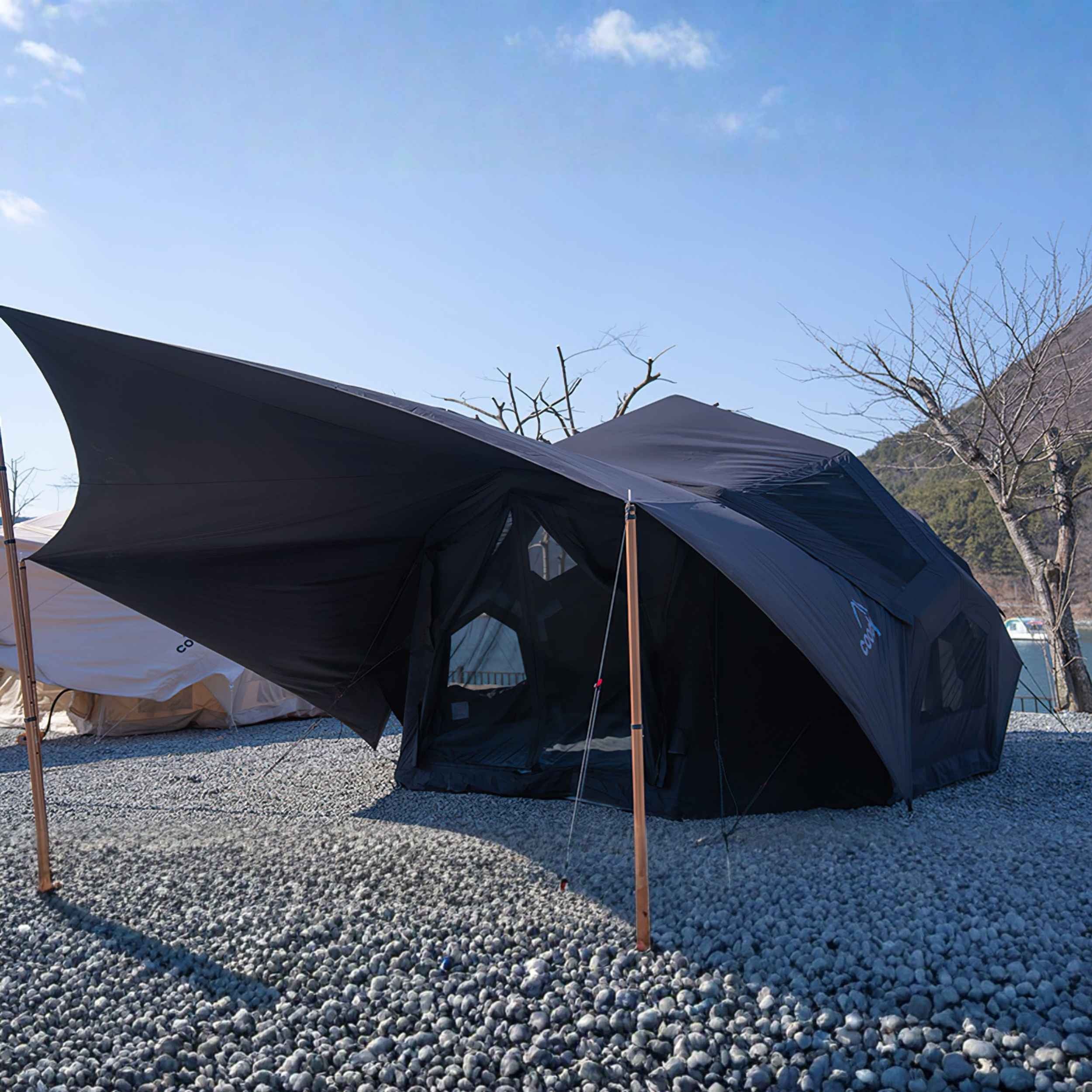 Coody Bestona Black Inflatable Tent for Camping (2-4 person) - Image 8