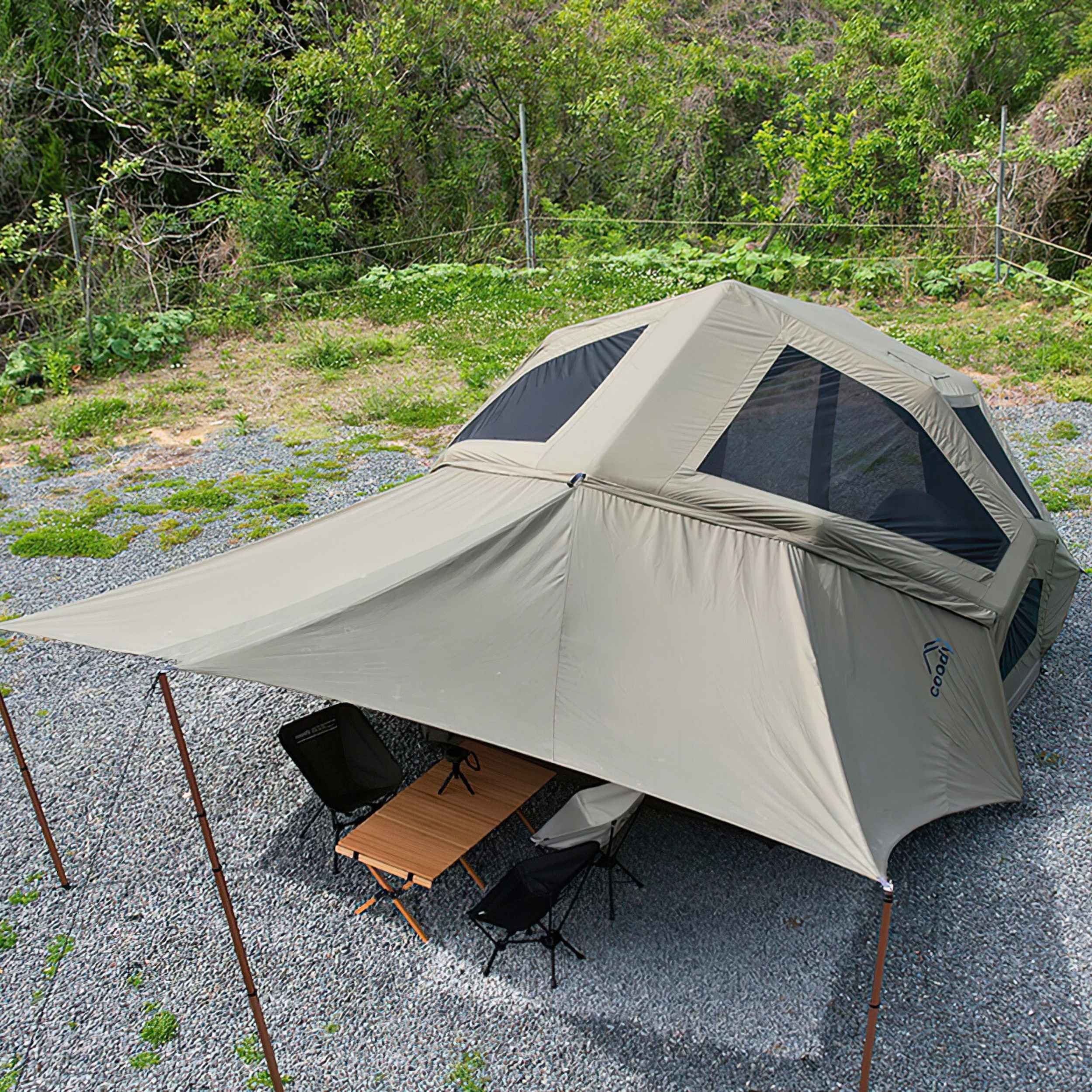 Coody Bestona Forest Green Inflatable Tent for Camping (2-4 person) - Image 10
