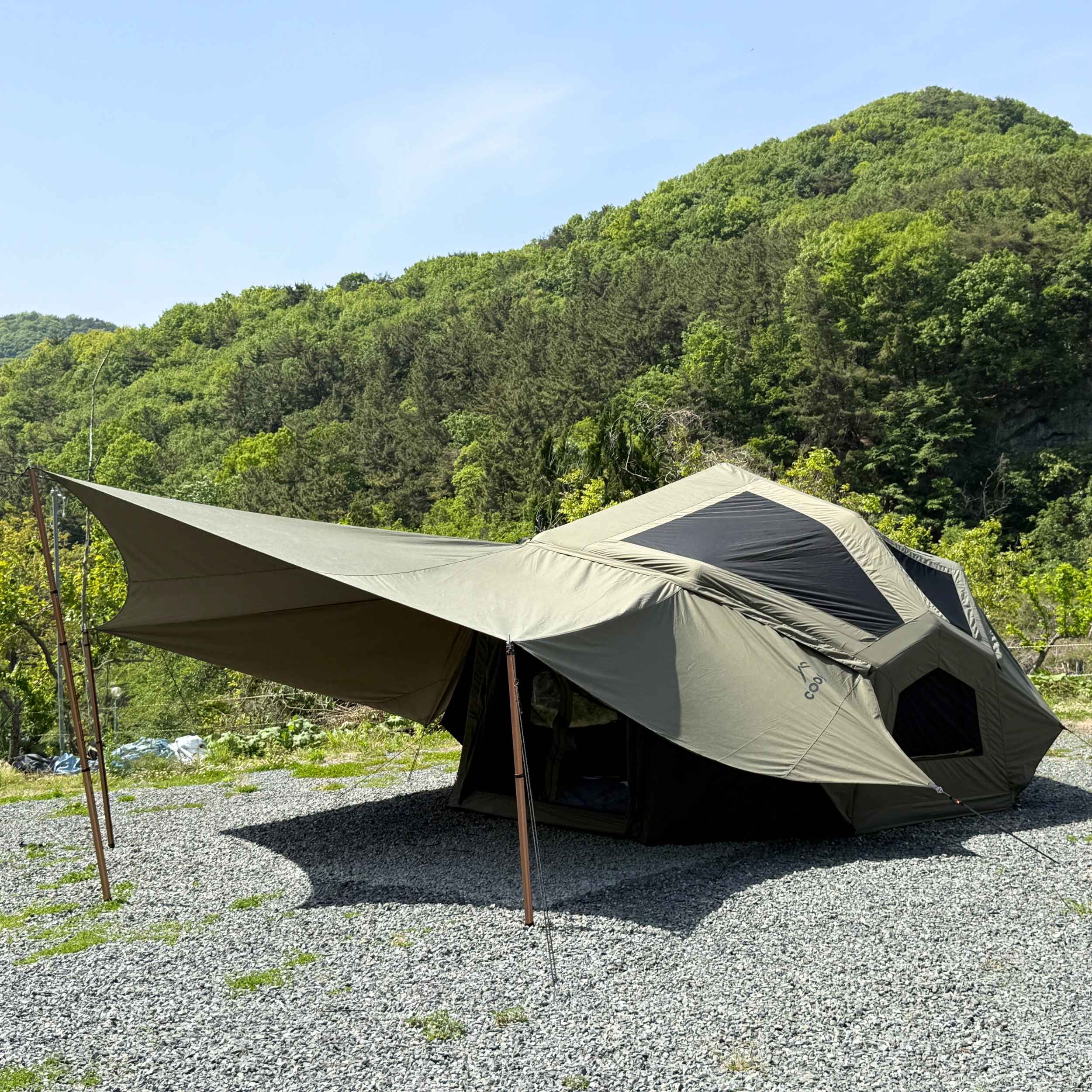 Coody Bestona Forest Green Inflatable Tent for Camping (2-4 person) - Image 12