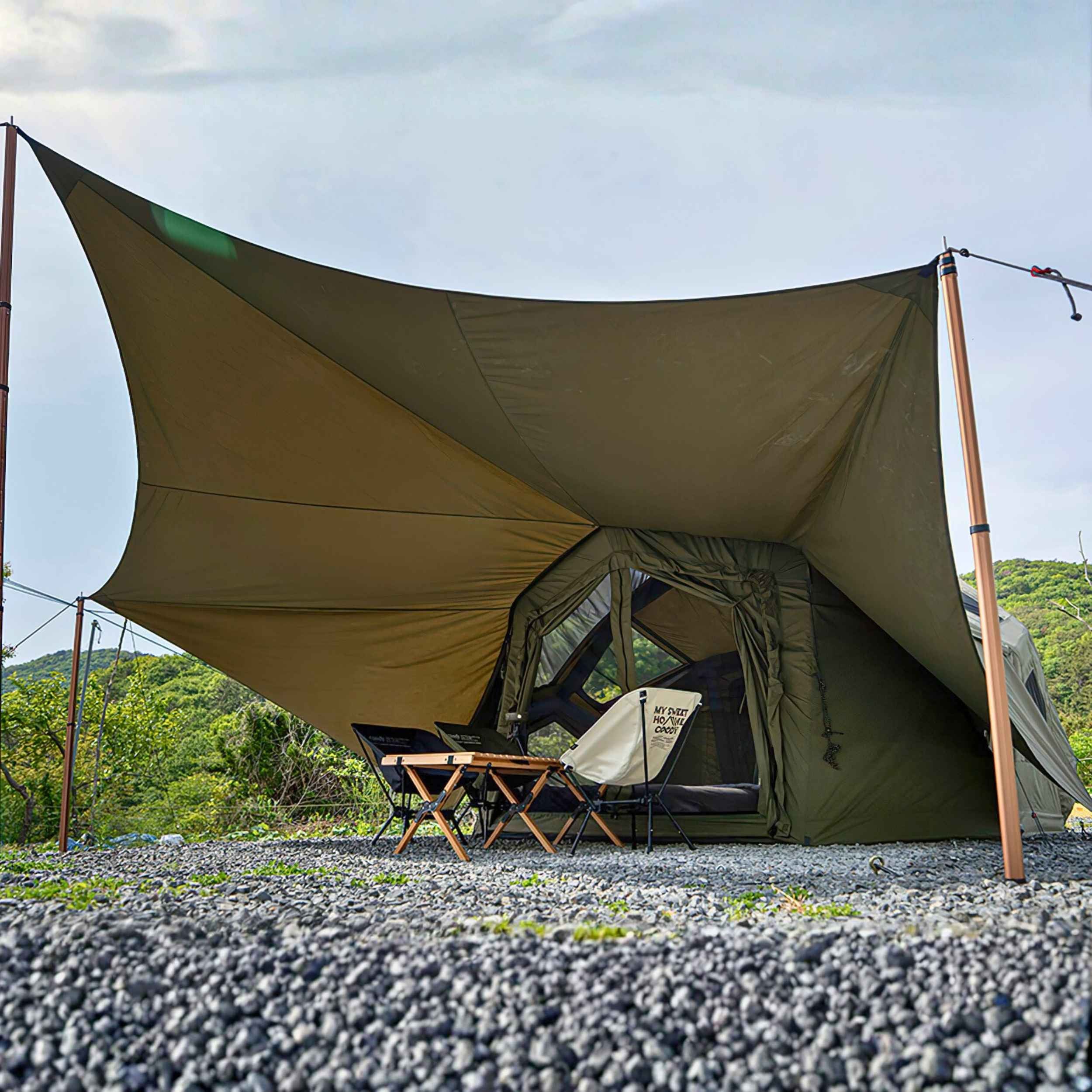 Coody Bestona Forest Green Inflatable Tent for Camping (2-4 person) - Image 6