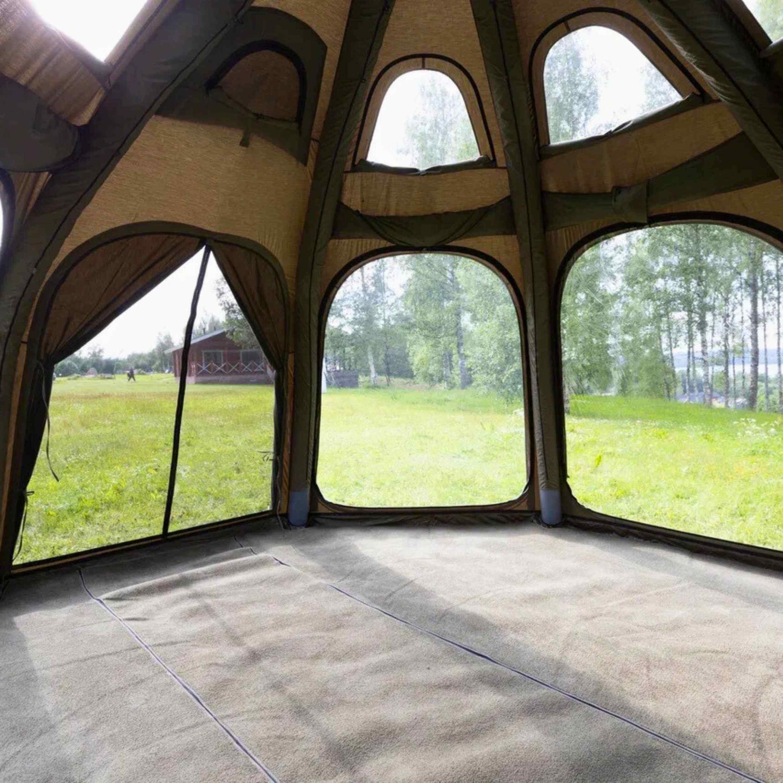 Coody Carpet – Tailored for Coody Aurora Dome Tent (Forest Green) - Image 7