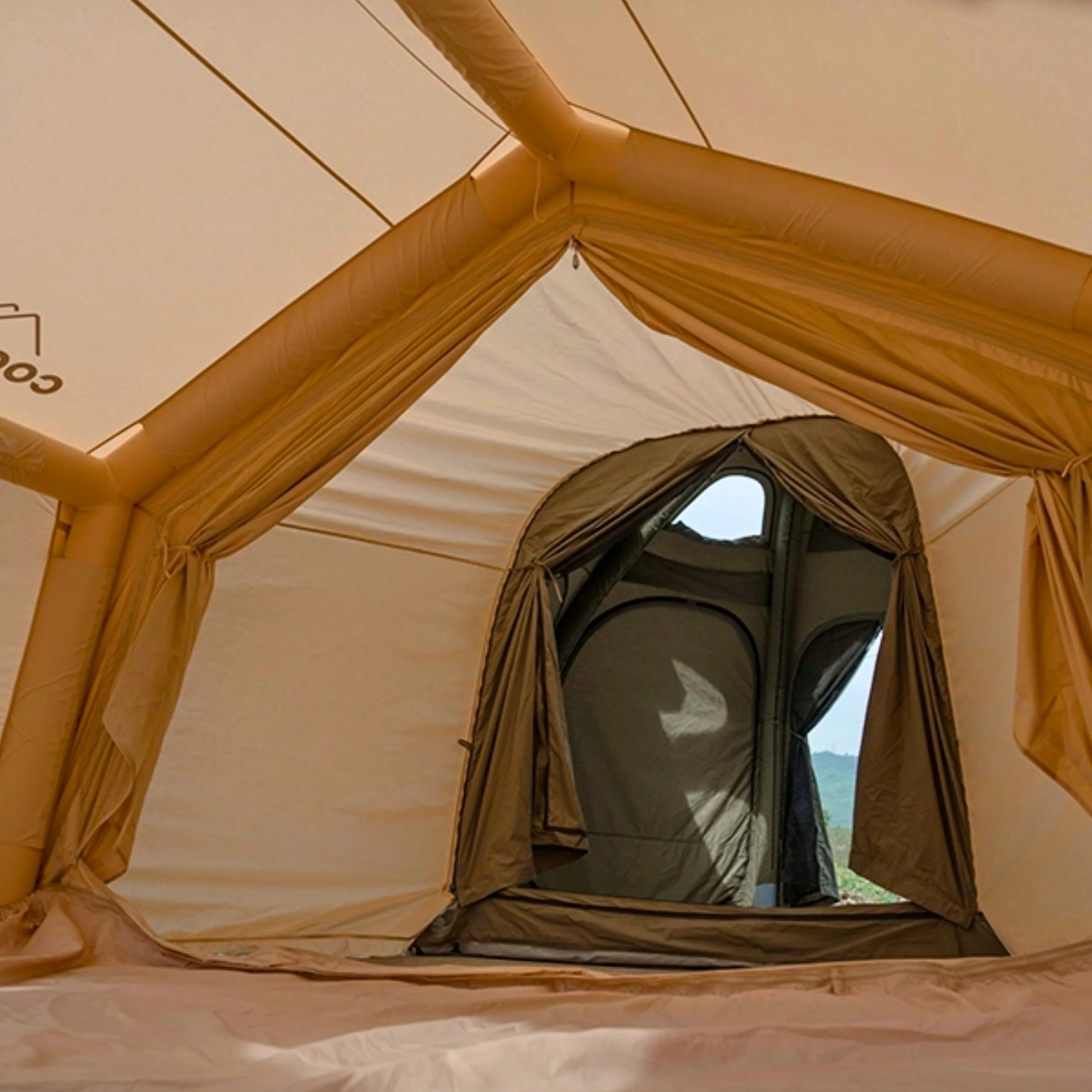 Coody Tent Connector Aurora Dome-to-8.0 Tent (Beige) - Image 5