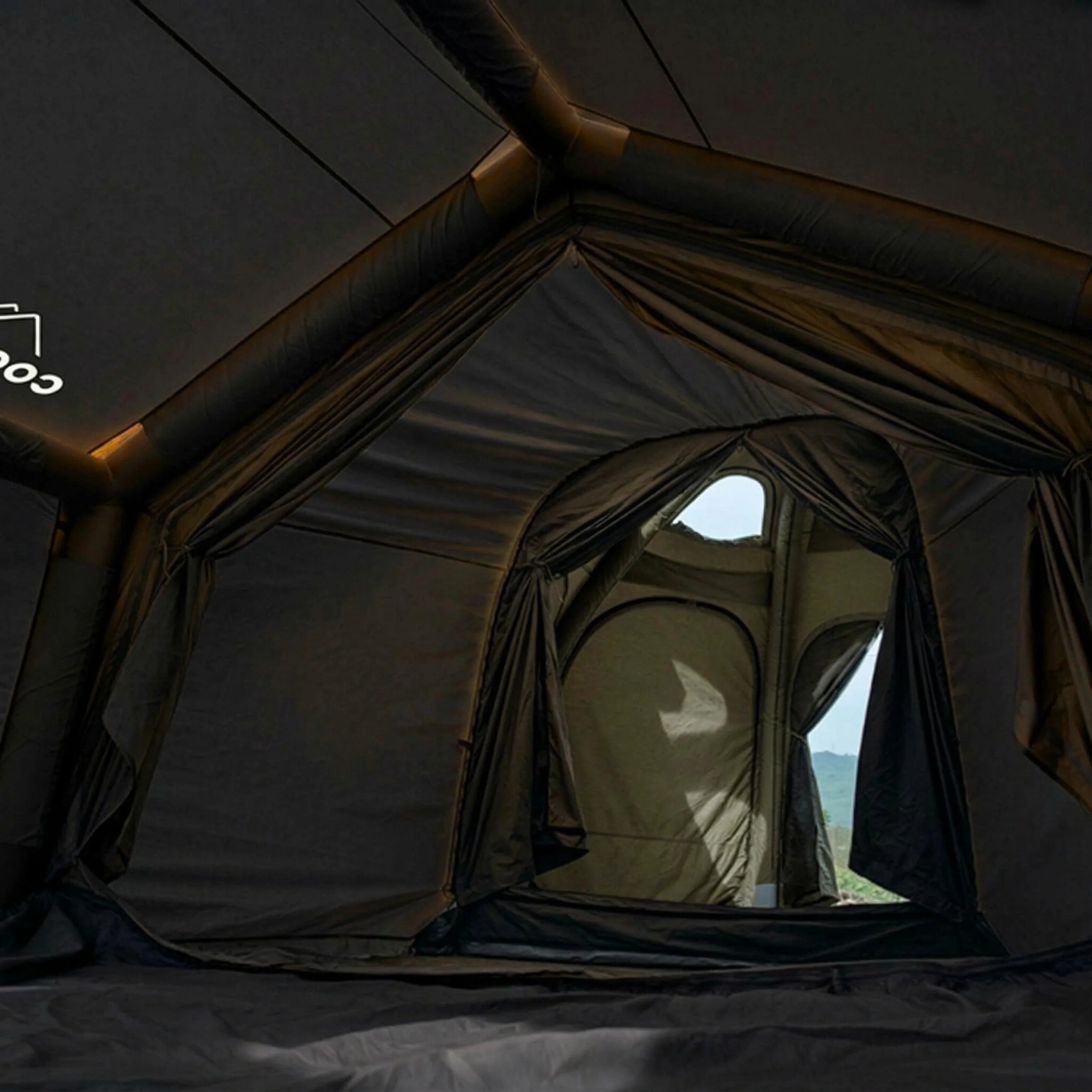 Coody Tent Connector Aurora Dome-to-8.0 Tent (Black) - Image 2
