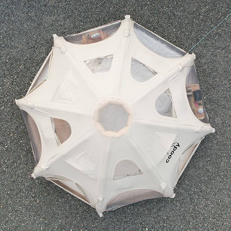 Coody Aurora Dome Beige Inflatable Shelter for Outdoors (2-4 person) - Image 10