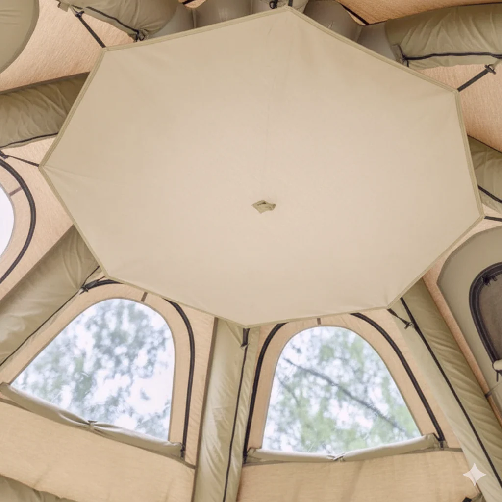 Coody Aurora Dome Beige Inflatable Shelter for Outdoors (2-4 person) - Image 7