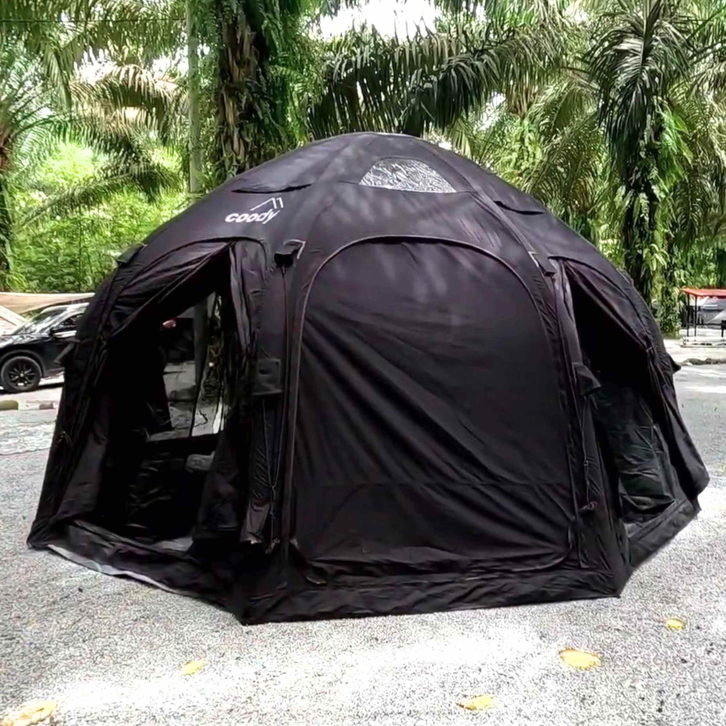 Coody Aurora Dome Black Inflatable Shelter for Outdoors (2-4 person) - Image 11