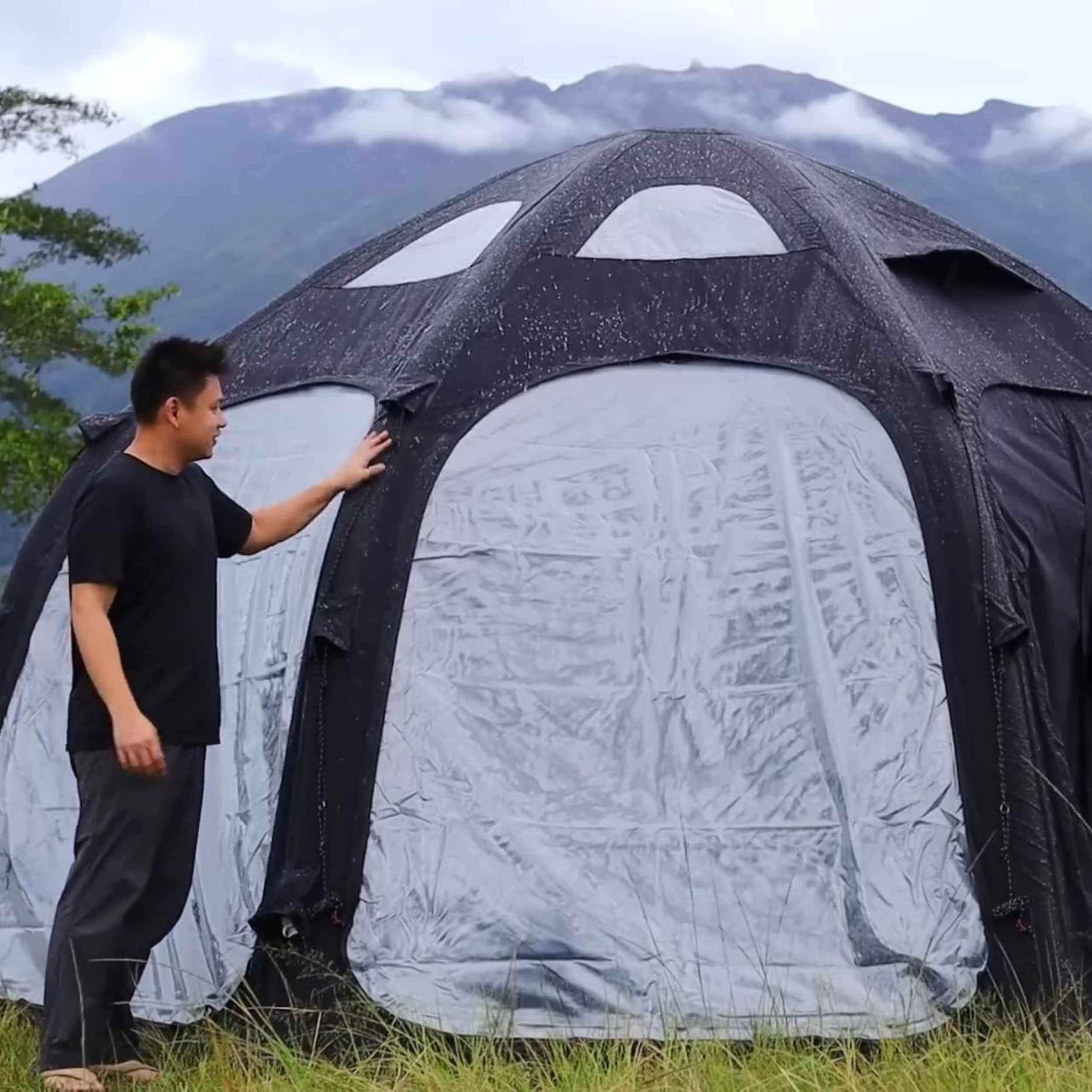 Coody Aurora Dome Black Inflatable Shelter for Outdoors (2-4 person) - Image 6