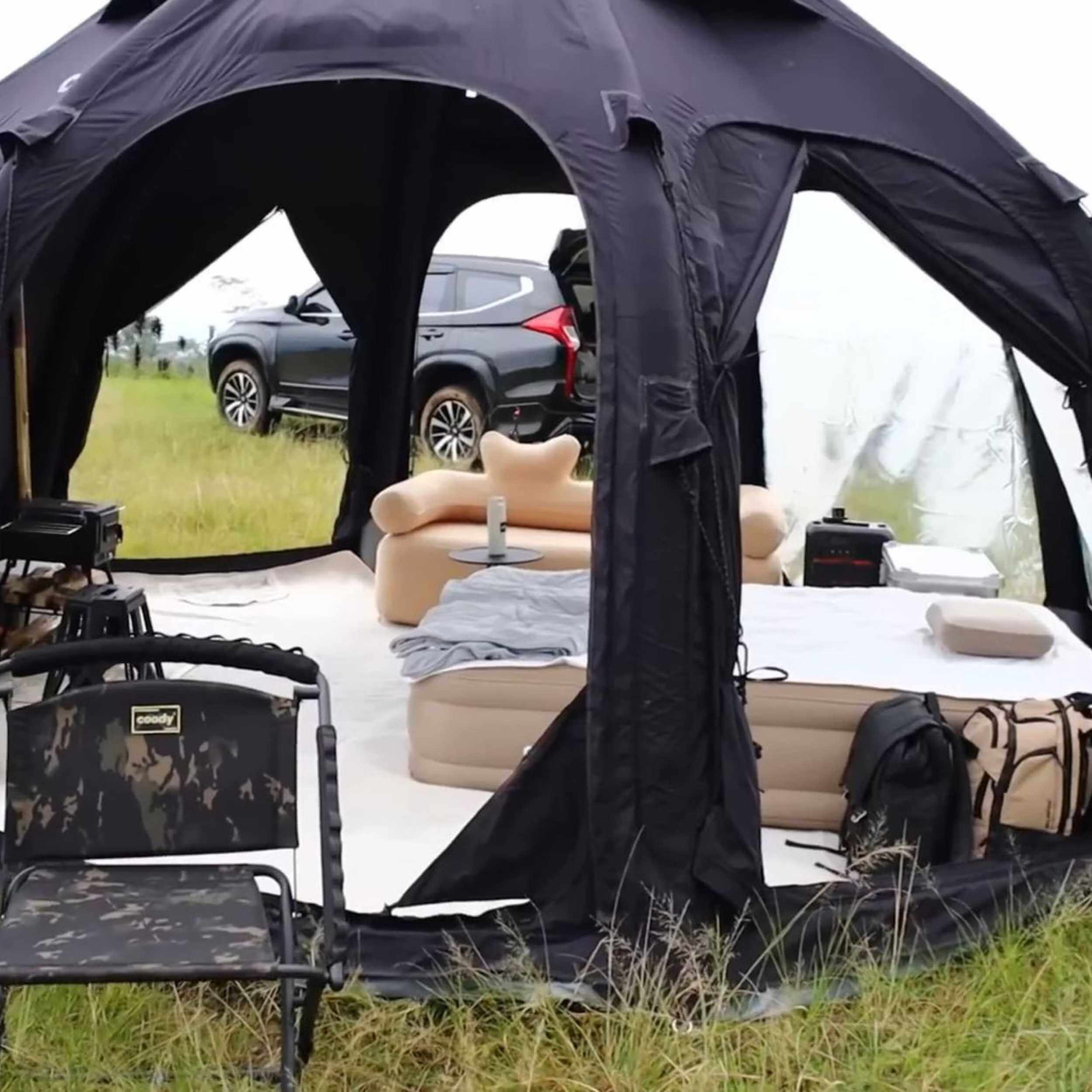 Coody Aurora Dome Black Inflatable Shelter for Outdoors (2-4 person) - Image 7