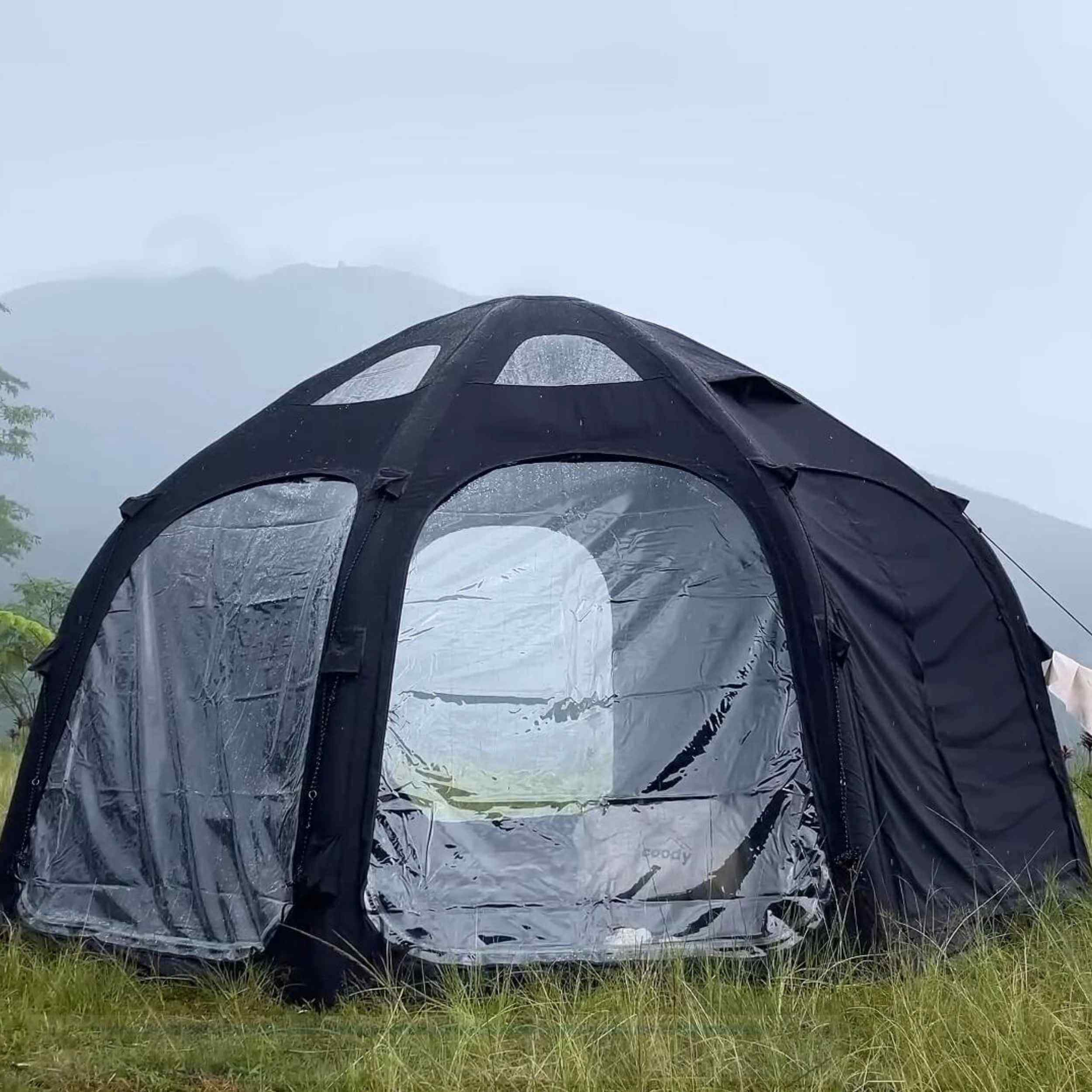 Coody Aurora Dome Black Inflatable Shelter for Outdoors (2-4 person) - Image 8
