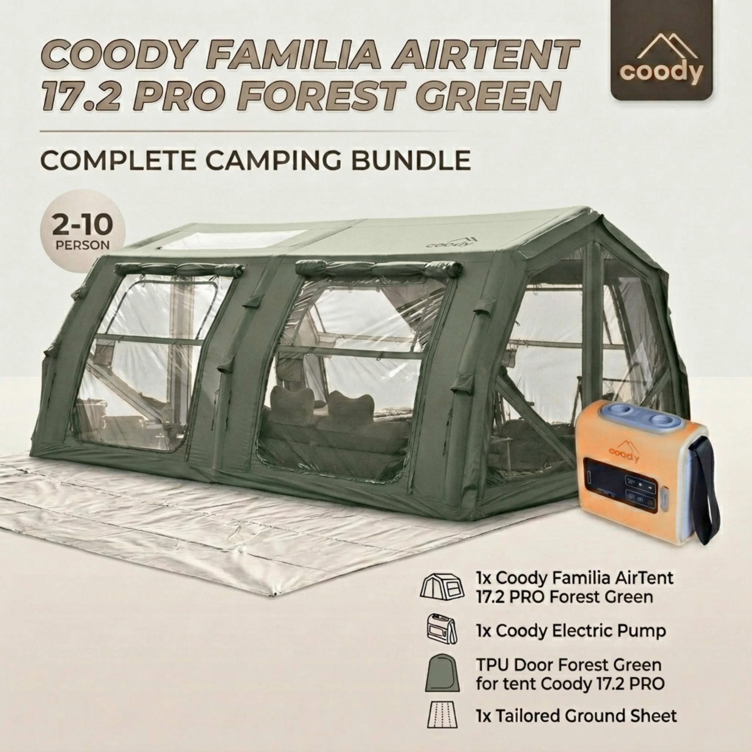6-Person Inflatable Tents