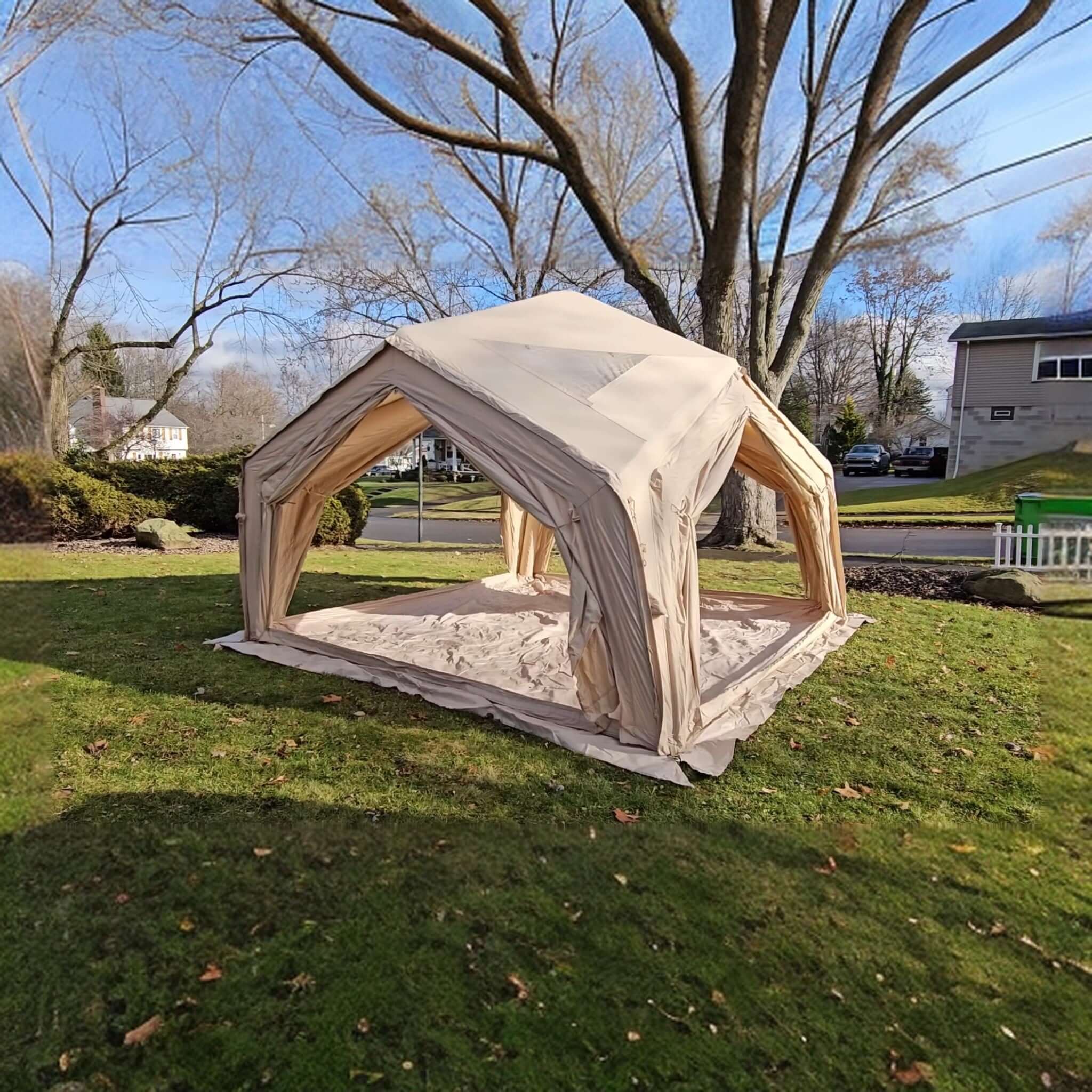Coody AirTent Hub Shelter Beige Inflatable Tents for Camping (2-6 Person) - Image 11