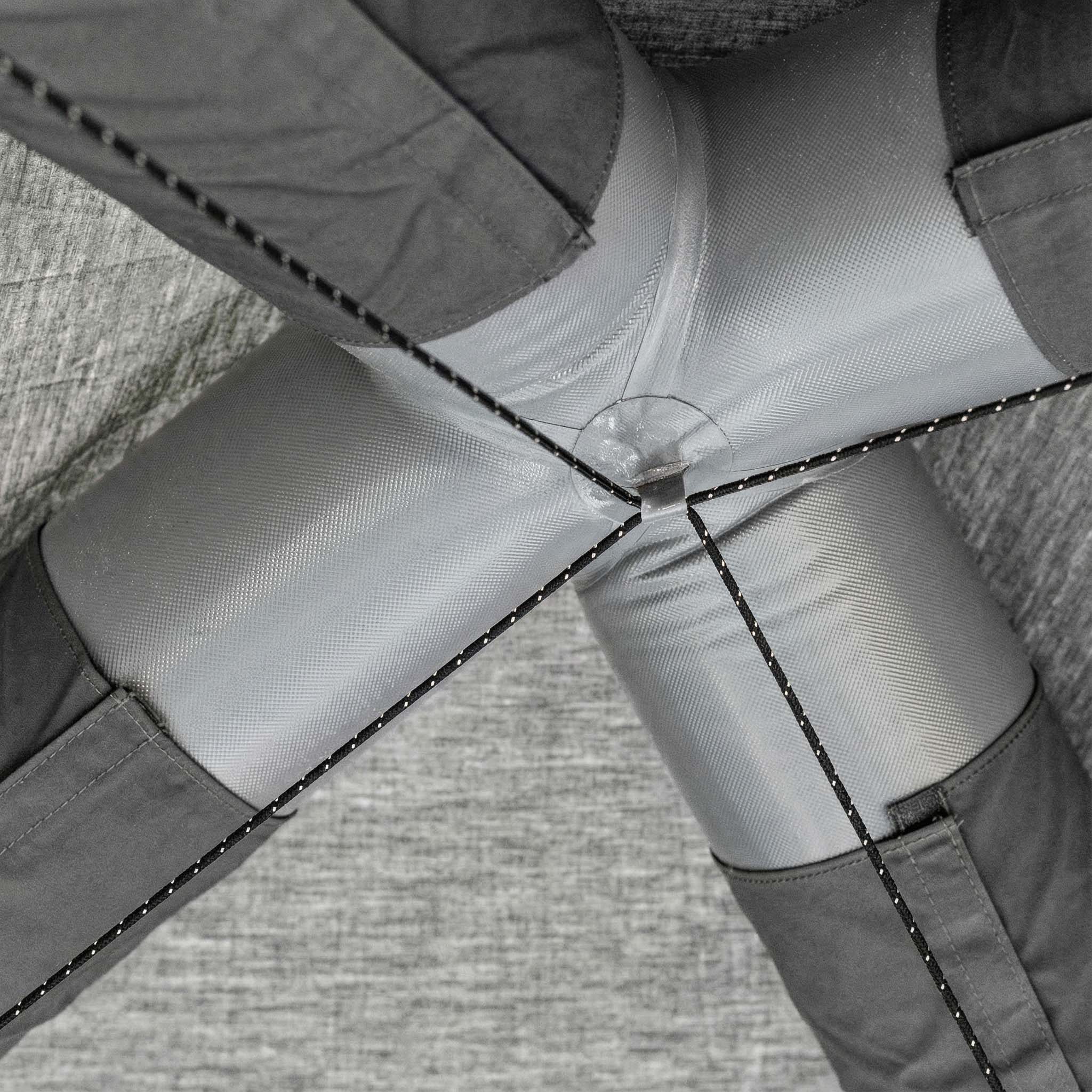 Coody Air Tent Hub Shelter Gray Inflatable Tents for Camping (2-6 Person) - Image 7