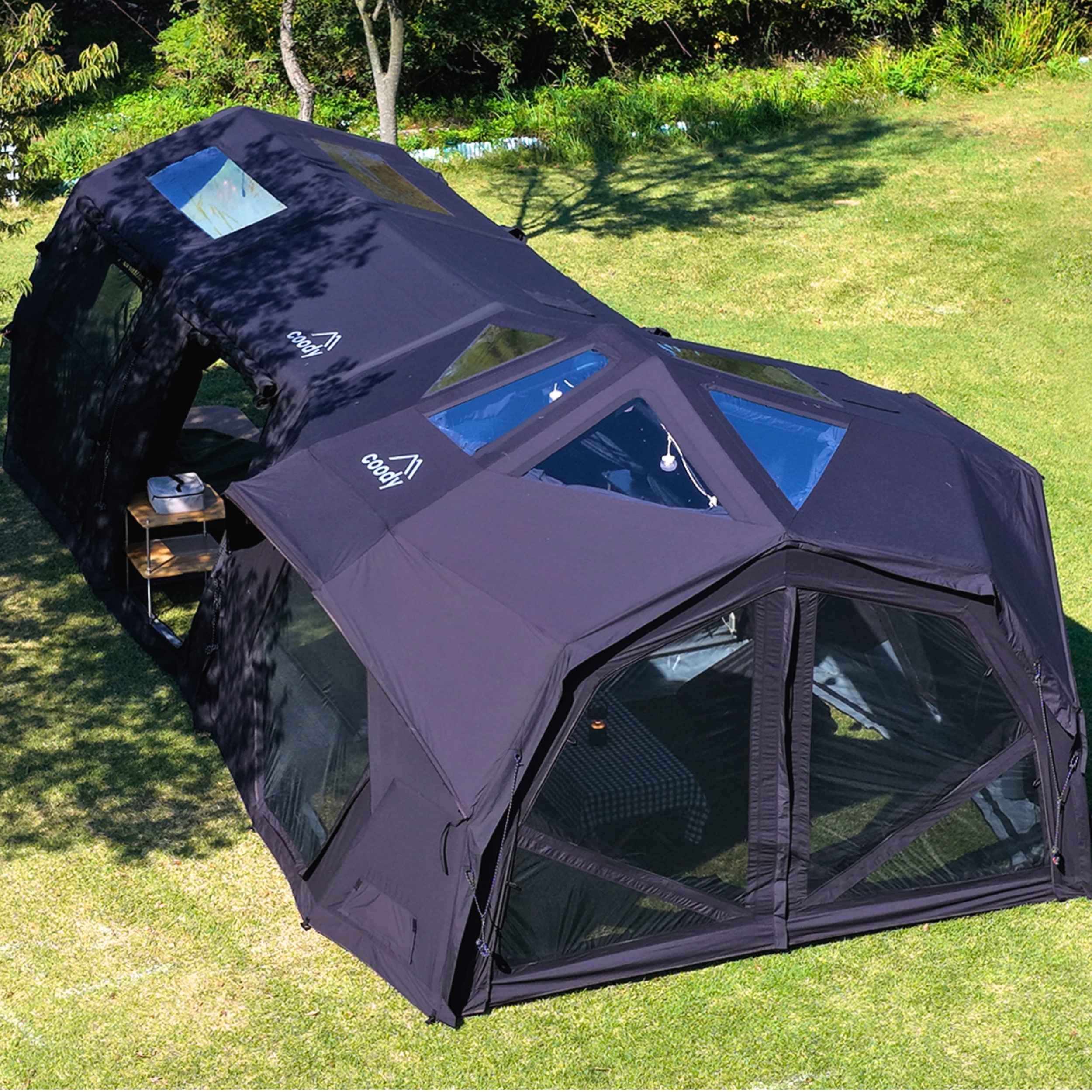 Coody Hub Pro Black - Inflatable Tent for Camping (2-6 Person) - Image 10