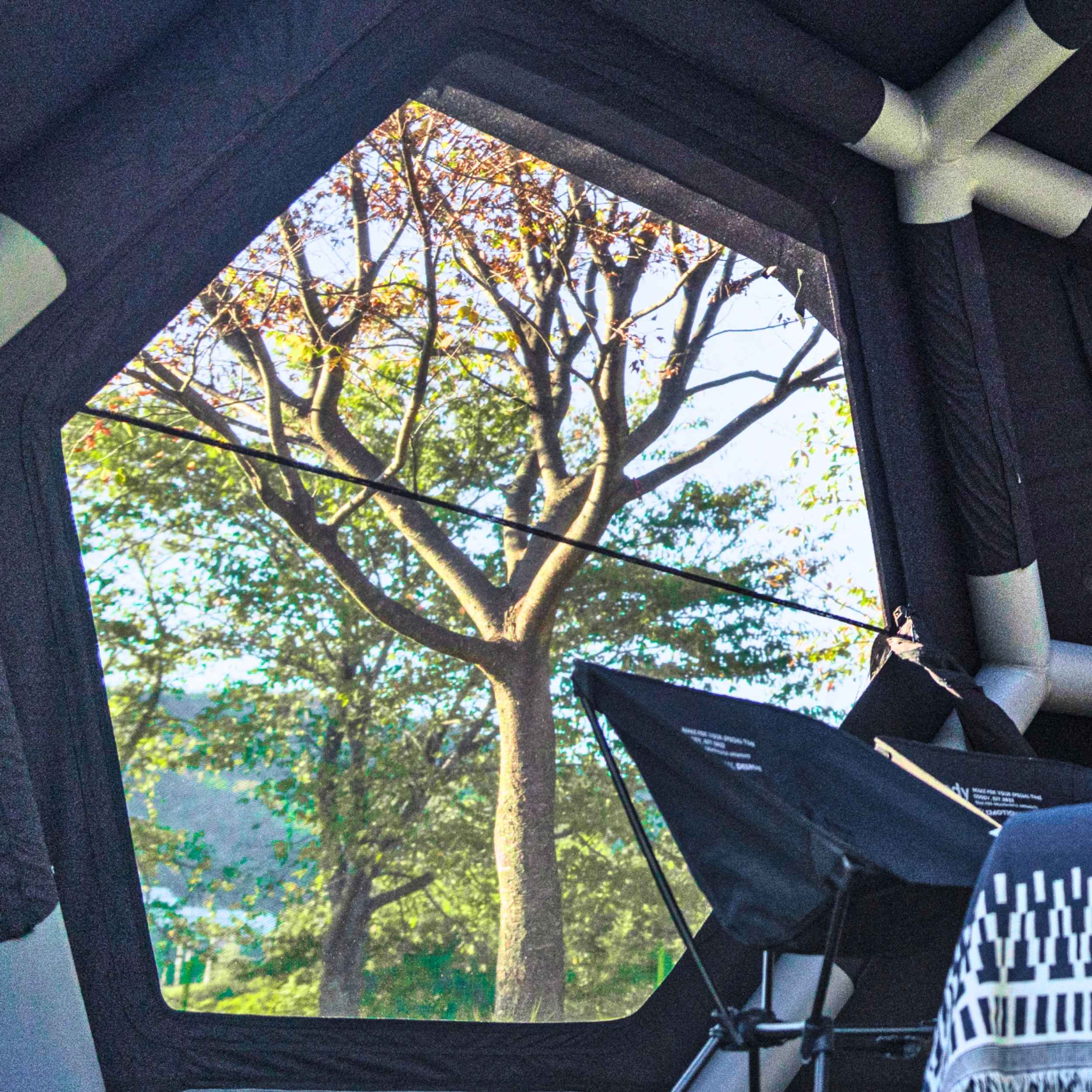 Coody Hub Pro Black - Inflatable Tent for Camping (2-6 Person) - Image 7