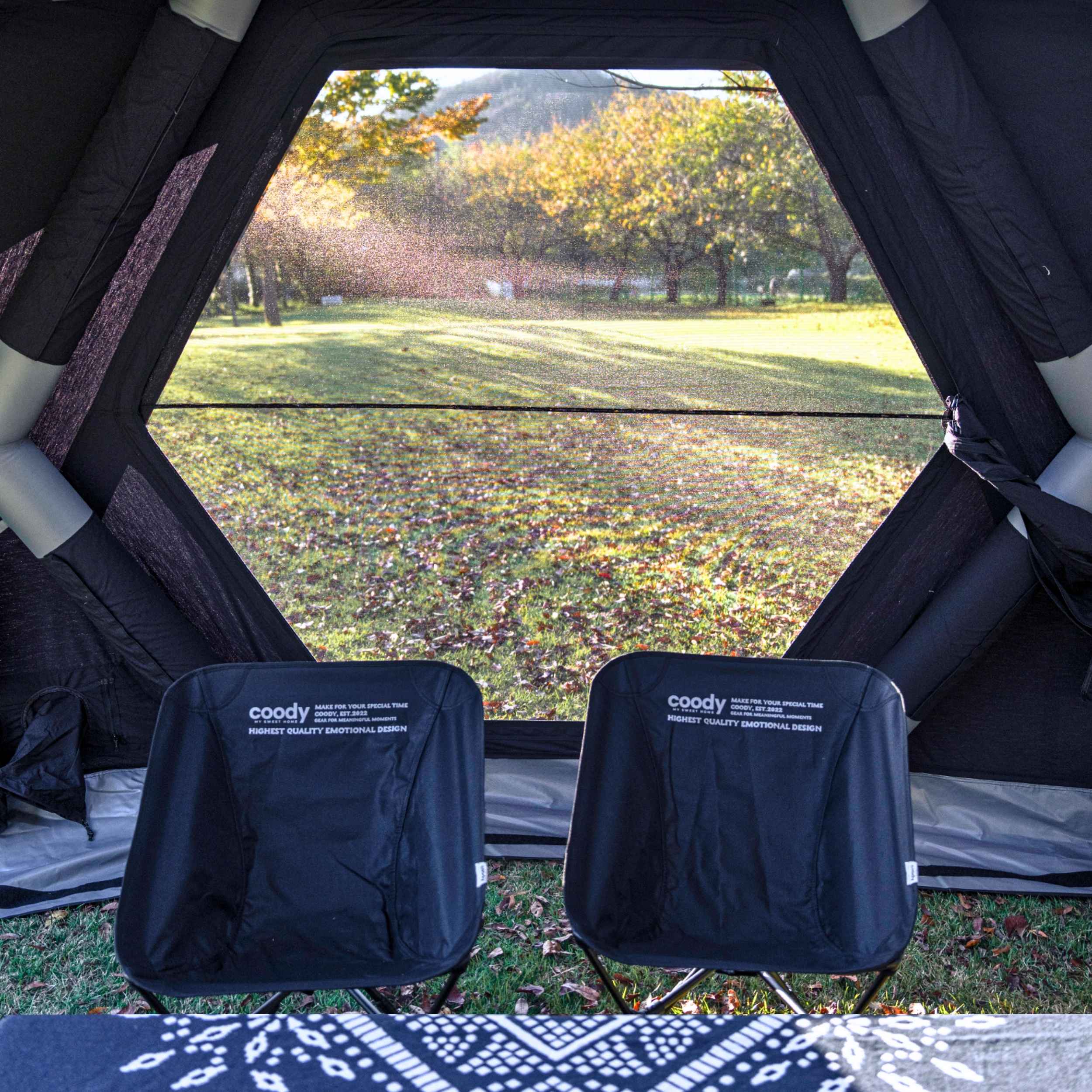 Coody Hub Pro Black - Inflatable Tent for Camping (2-6 Person) - Image 8