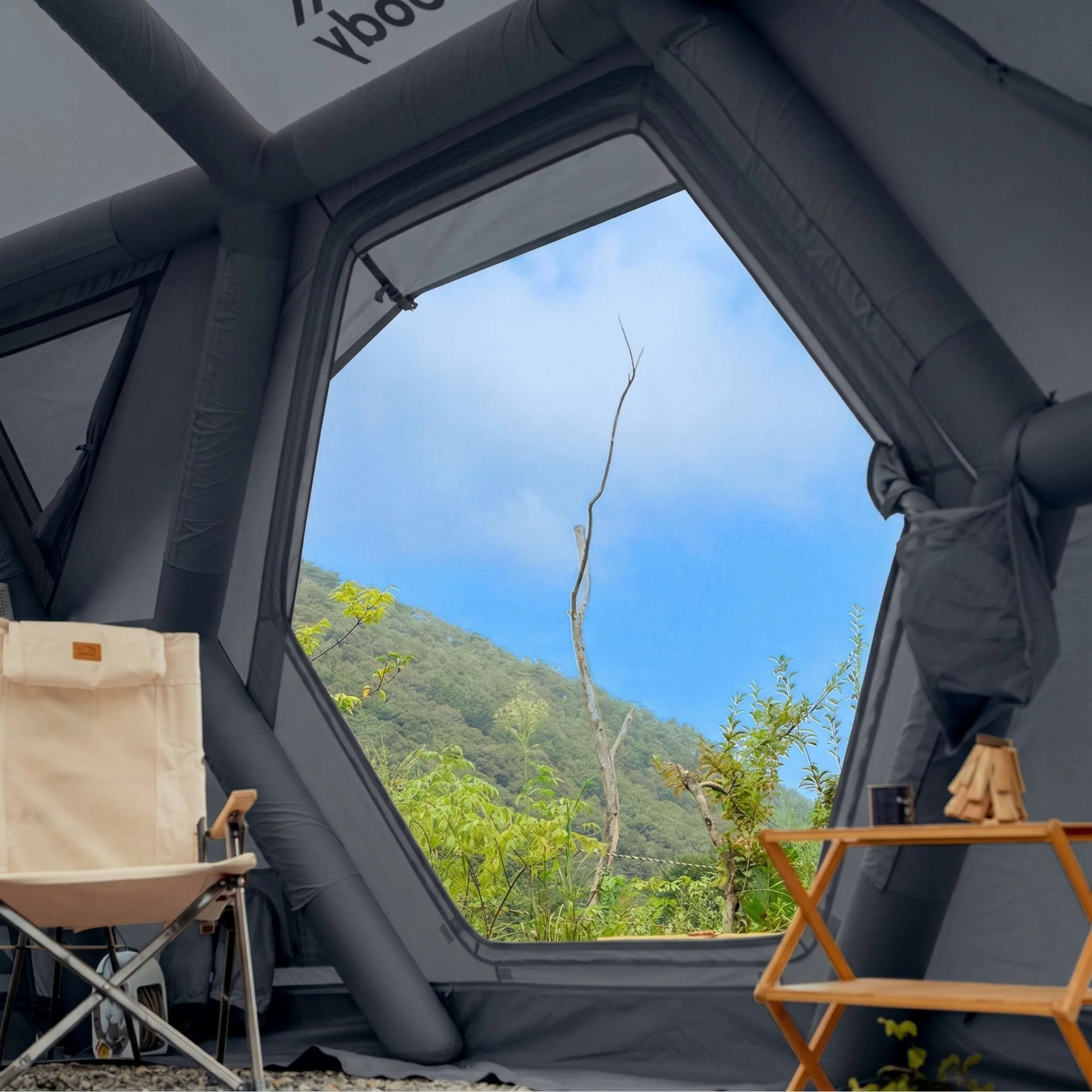 Coody Hub Pro Gray - Inflatable Tent for Camping (2-6 Person) - Image 5