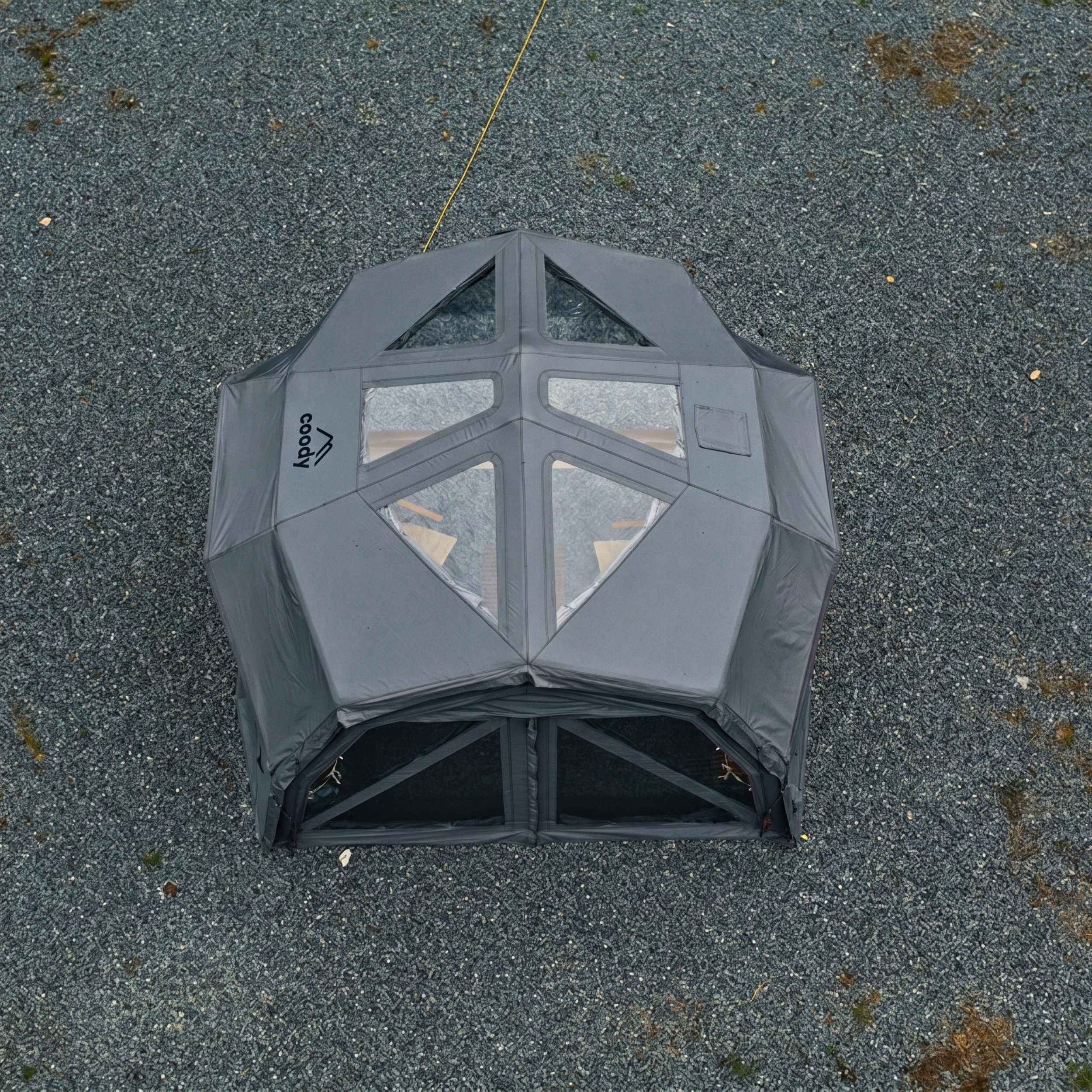 Coody Hub Pro Gray - Inflatable Tent for Camping (2-6 Person) - Image 9