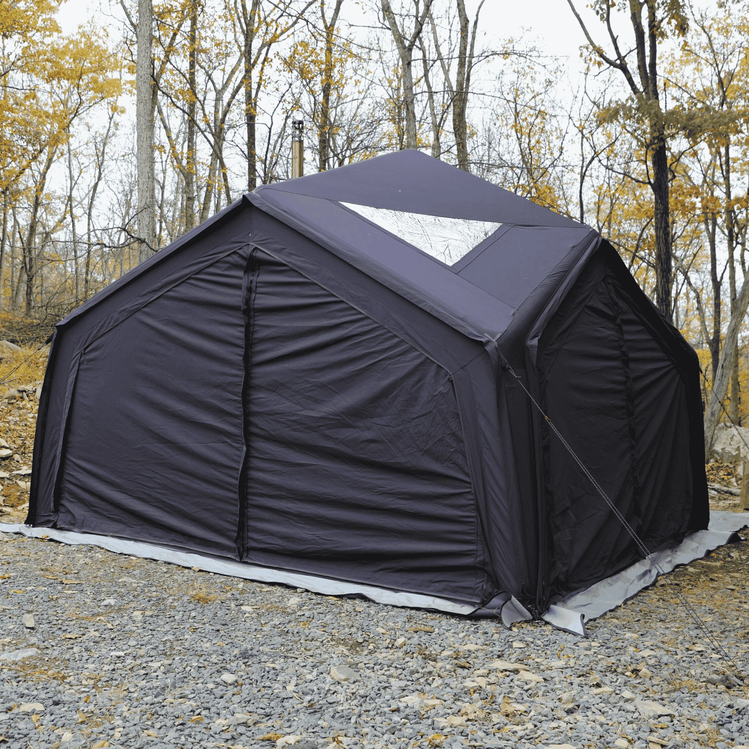 Coody Air Tent Hub Shelter Black Inflatable Tents for Camping (2-6 Person) - Image 8