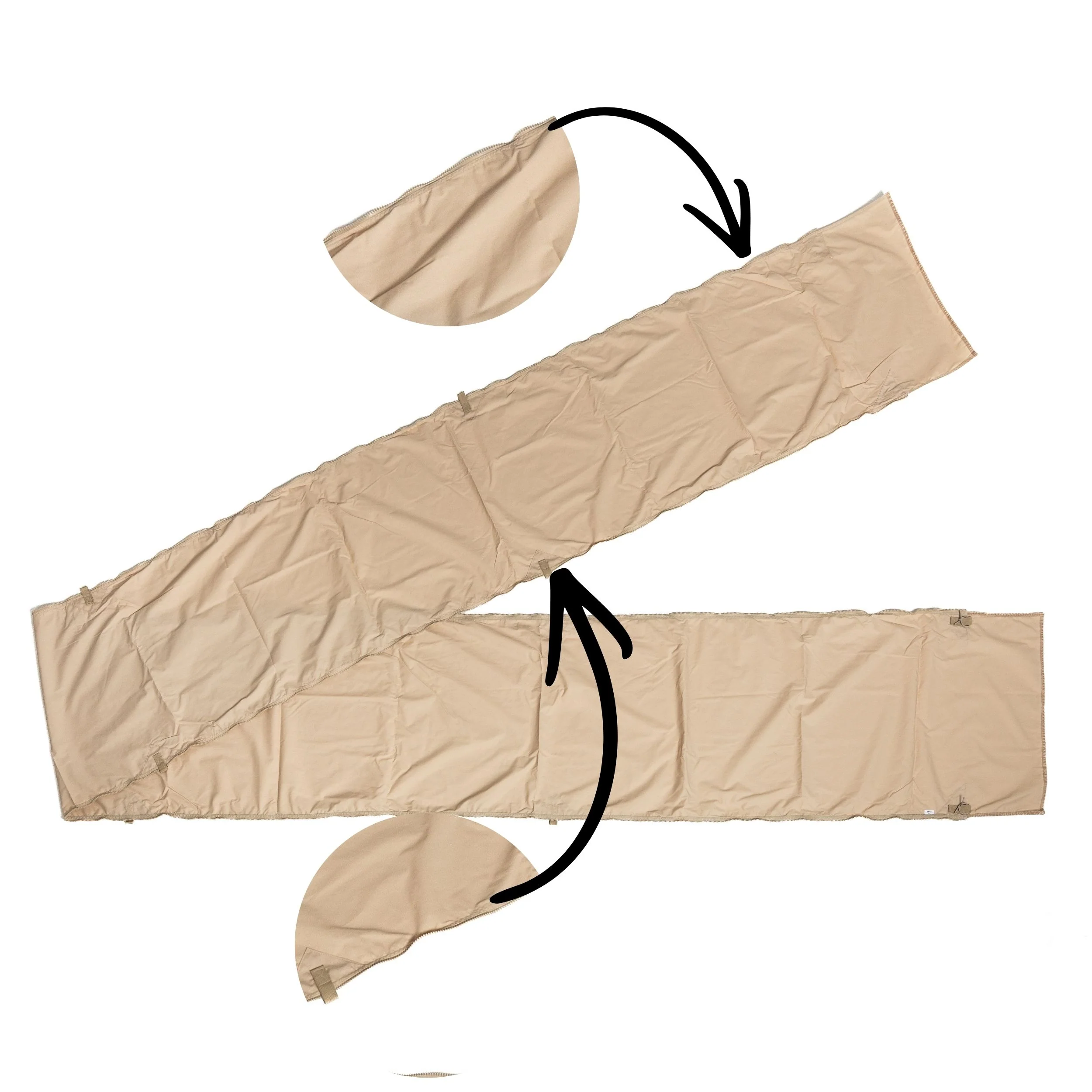 Coody Tent Connector 3.6 PRO+3.6 PRO (Beige) – for 17.2 PRO, 10.0 PRO, Hub PRO - Image 4